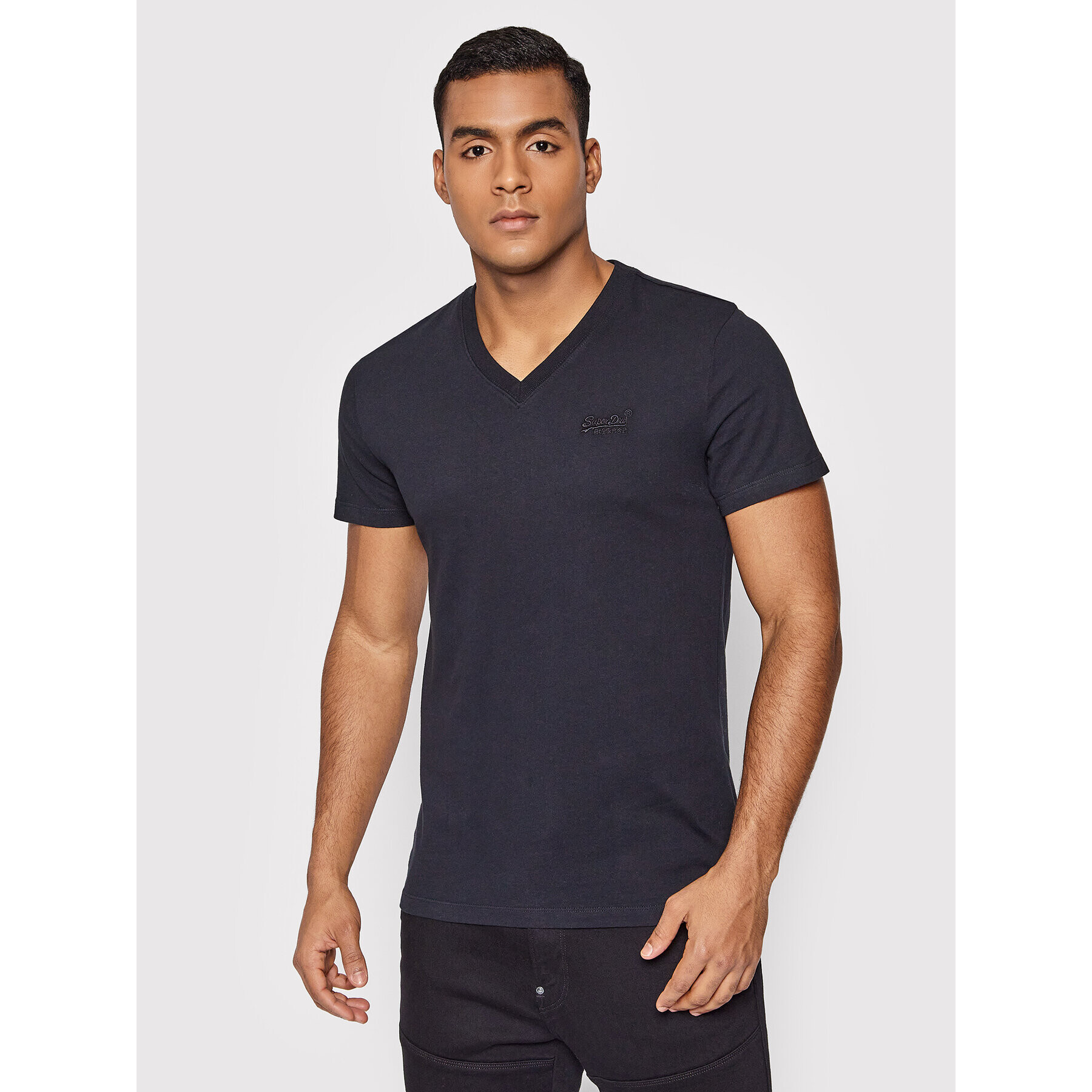 Superdry Тишърт Vintage Logo M1011170A Черен Regular Fit - Pepit.bg
