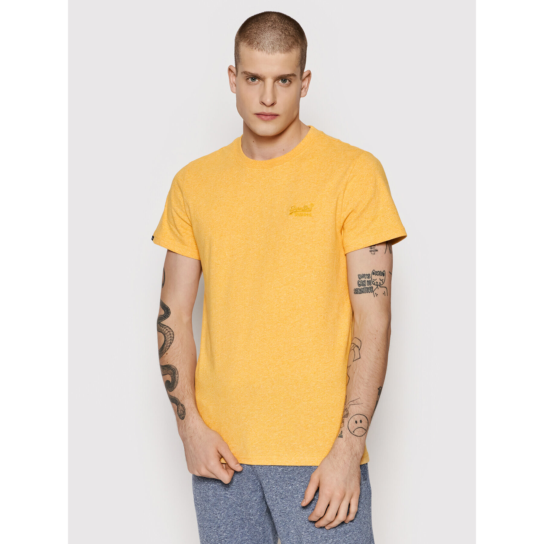 Superdry Тишърт Vintage Logo M1011245A Оранжев Regular Fit - Pepit.bg