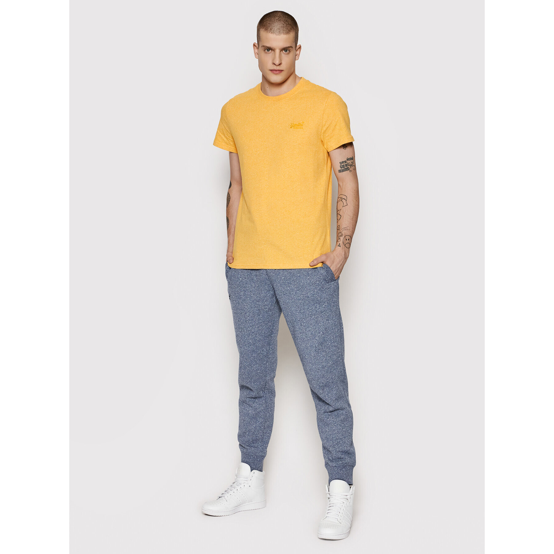 Superdry Тишърт Vintage Logo M1011245A Оранжев Regular Fit - Pepit.bg