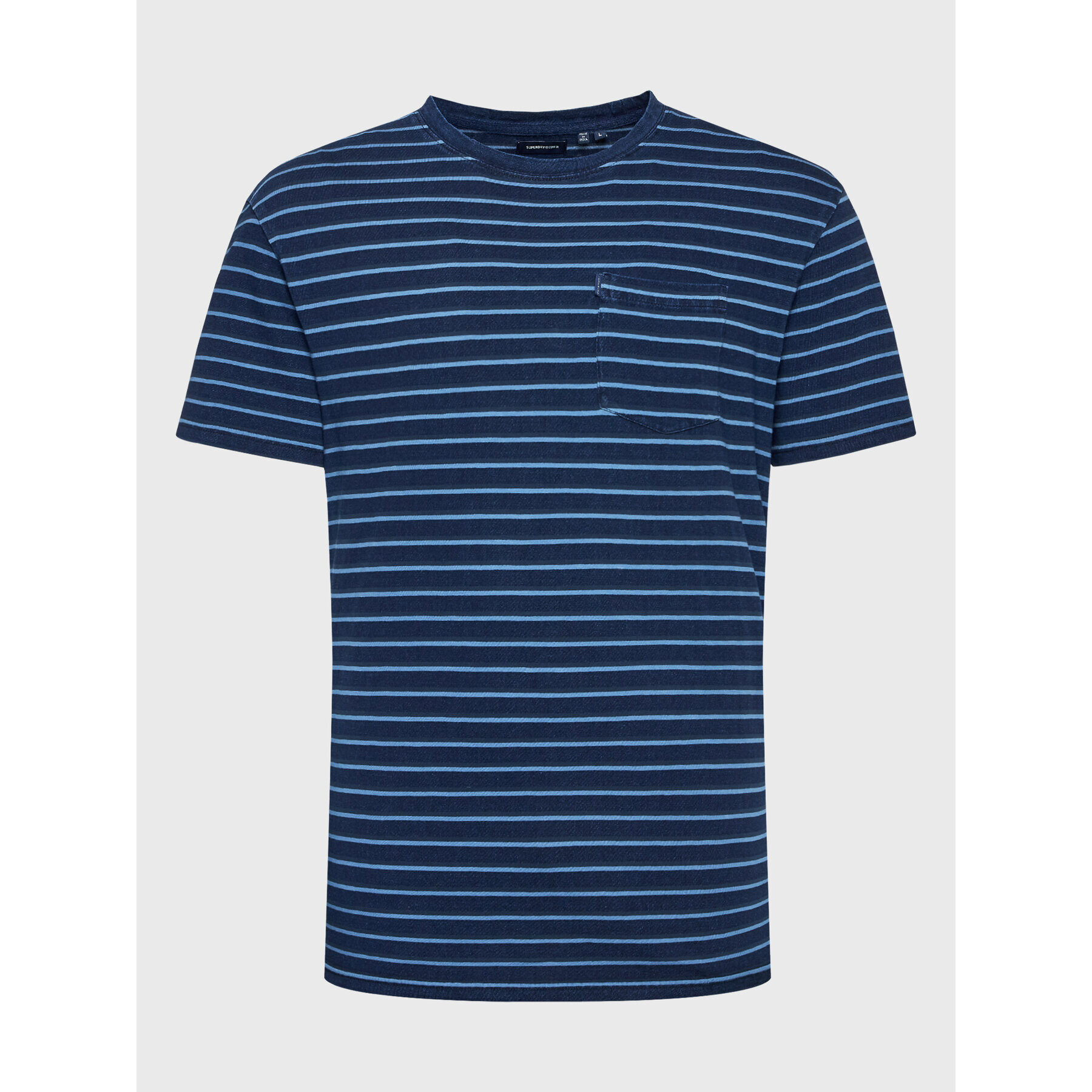 Superdry Тишърт Vintage Stripe M1011302A Тъмносин Regular Fit - Pepit.bg