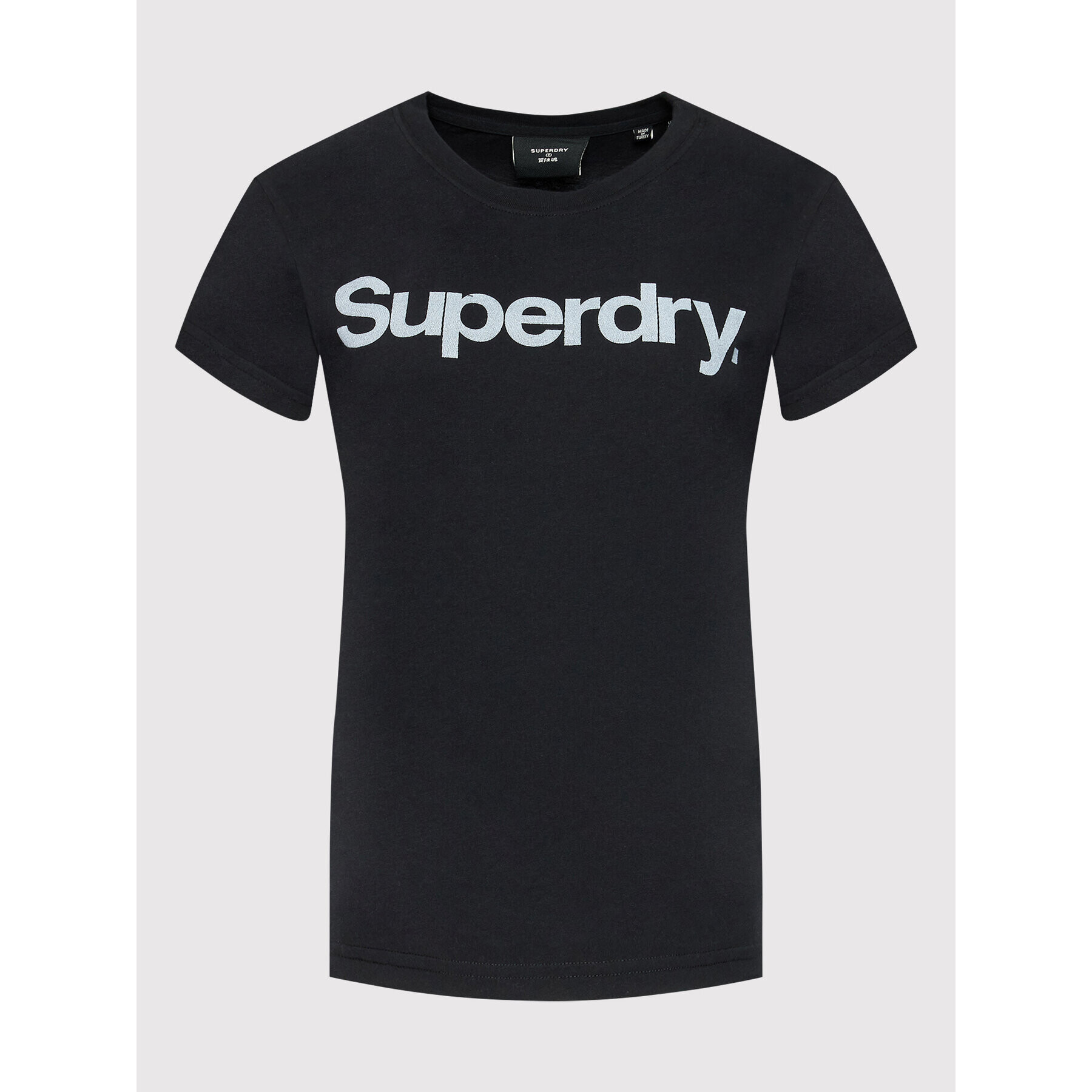 Superdry Тишърт W1010710A Черен Regular Fit - Pepit.bg