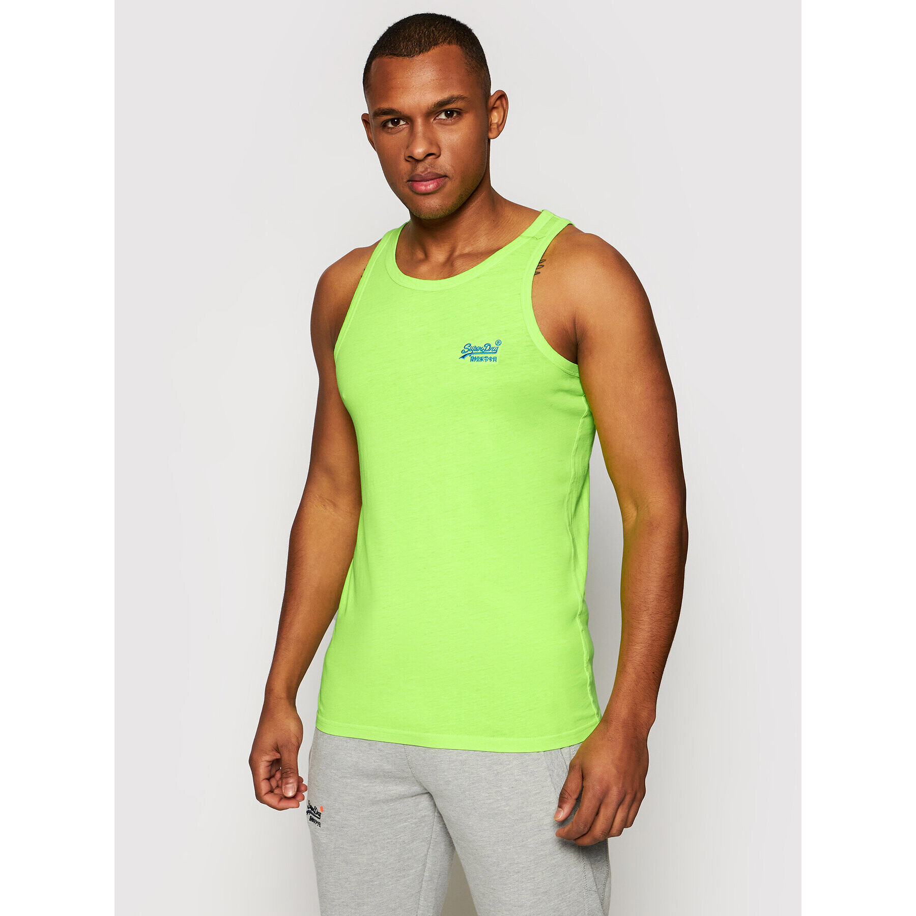 Superdry Топ Ol Neon Lite M6010615A Зелен Regular Fit - Pepit.bg