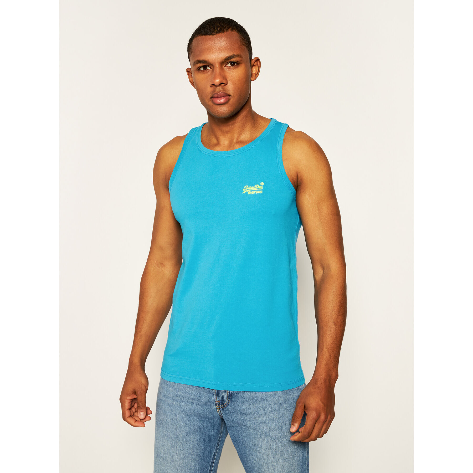 Superdry Топ Ol Neon Lite Vest M6010024A Син Regular Fit - Pepit.bg