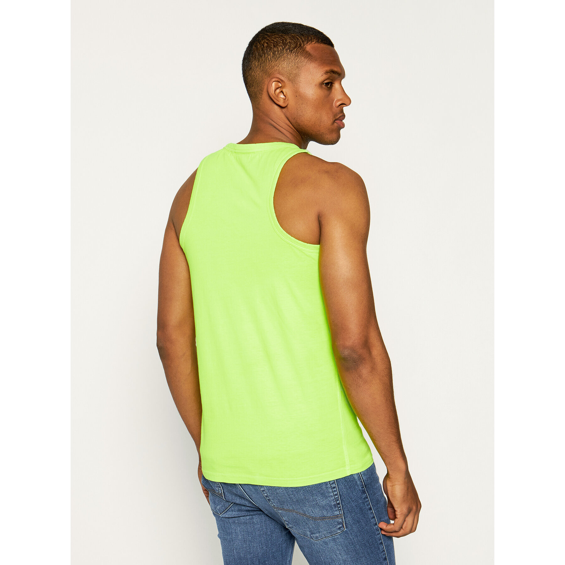 Superdry Топ Ol Neon Lite Vest M6010024A Зелен Regular Fit - Pepit.bg