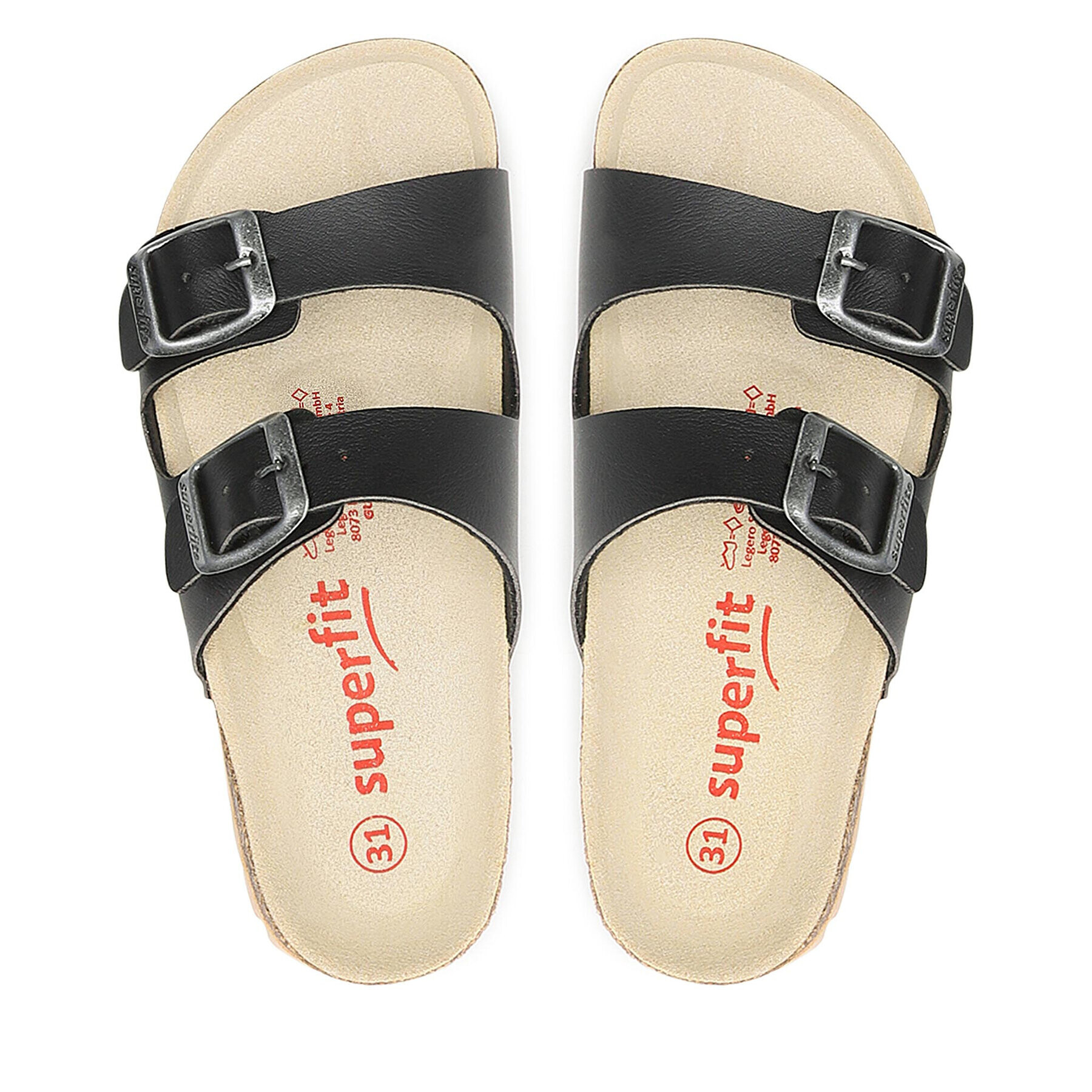 Superfit Чехли 0-800111-0000 S Черен - Pepit.bg