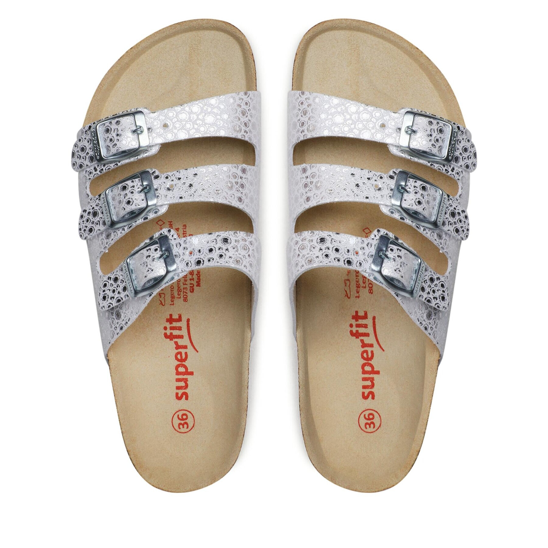 Superfit Чехли 1-800113-1030 D Сребрист - Pepit.bg