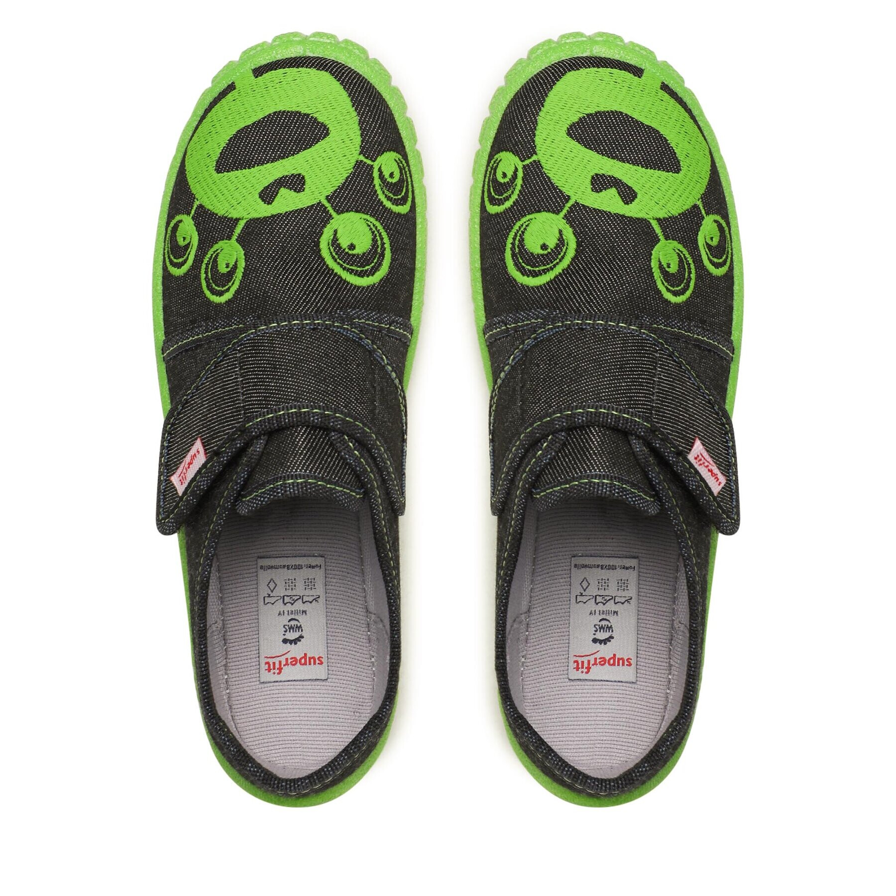 Superfit Пантофи 1-000270-0010 S Черен - Pepit.bg