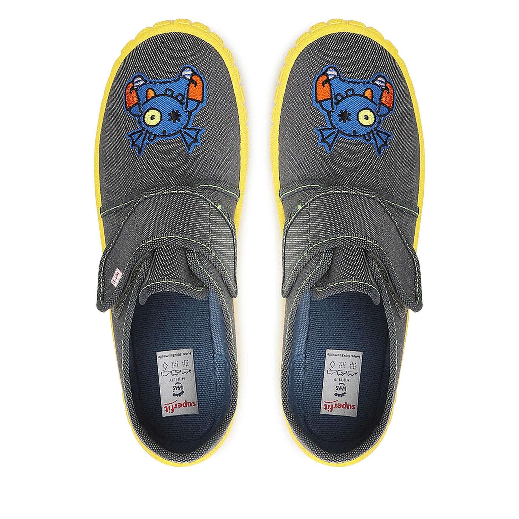 Superfit Пантофи 1-000270-2040 S Сив - Pepit.bg