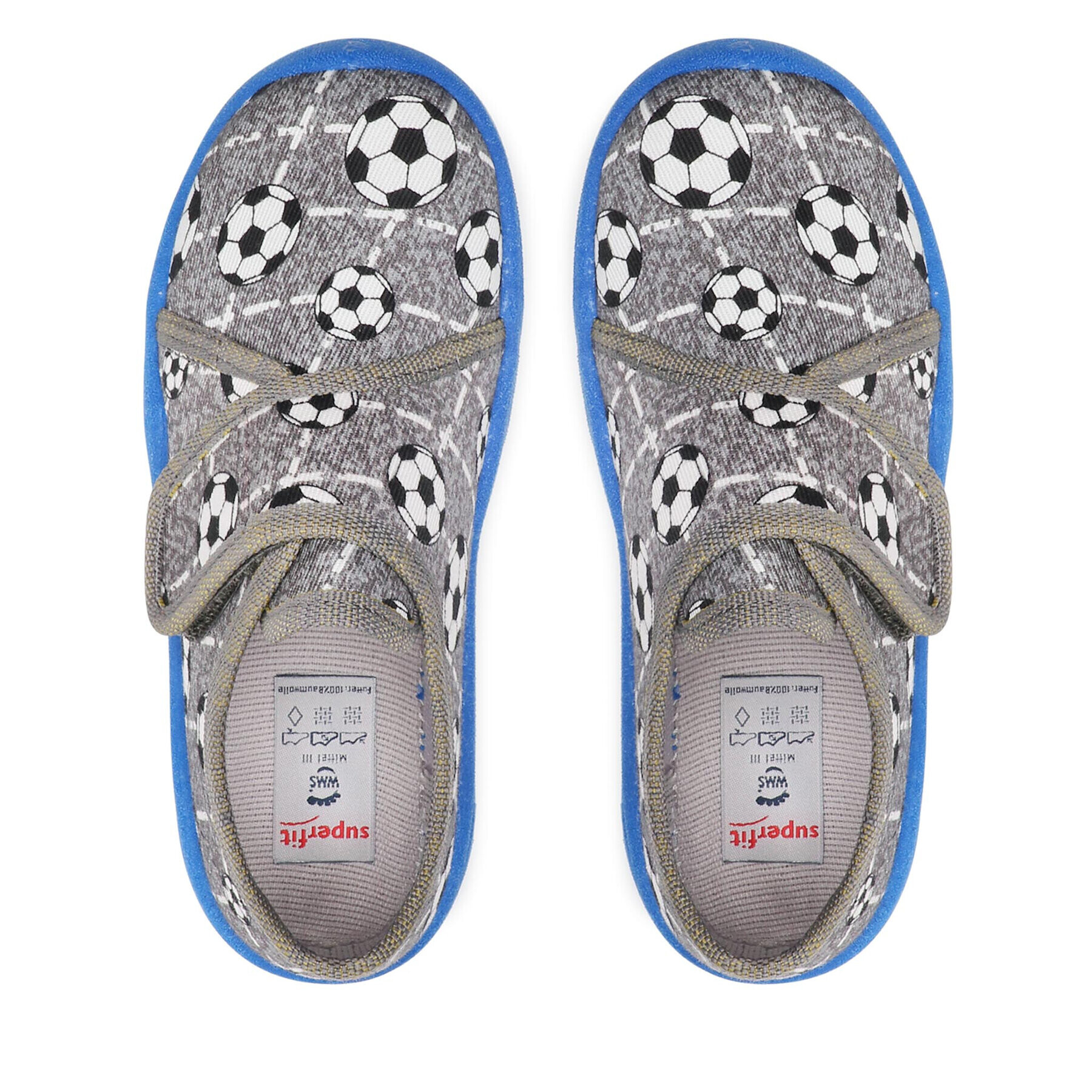 Superfit Пантофи 1-000299-2010 M Сив - Pepit.bg