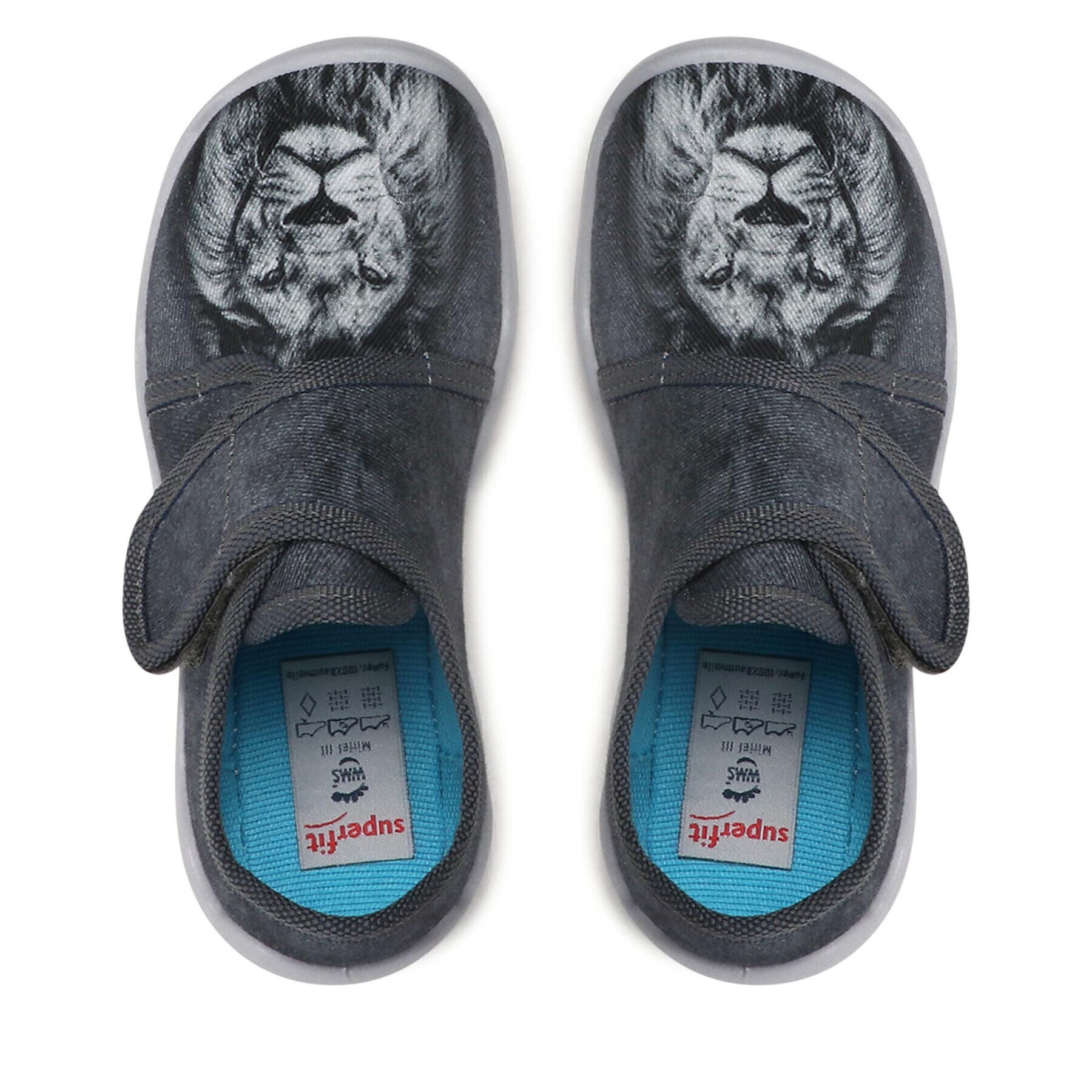 Superfit Пантофи 1-006274-2010 M Сив - Pepit.bg
