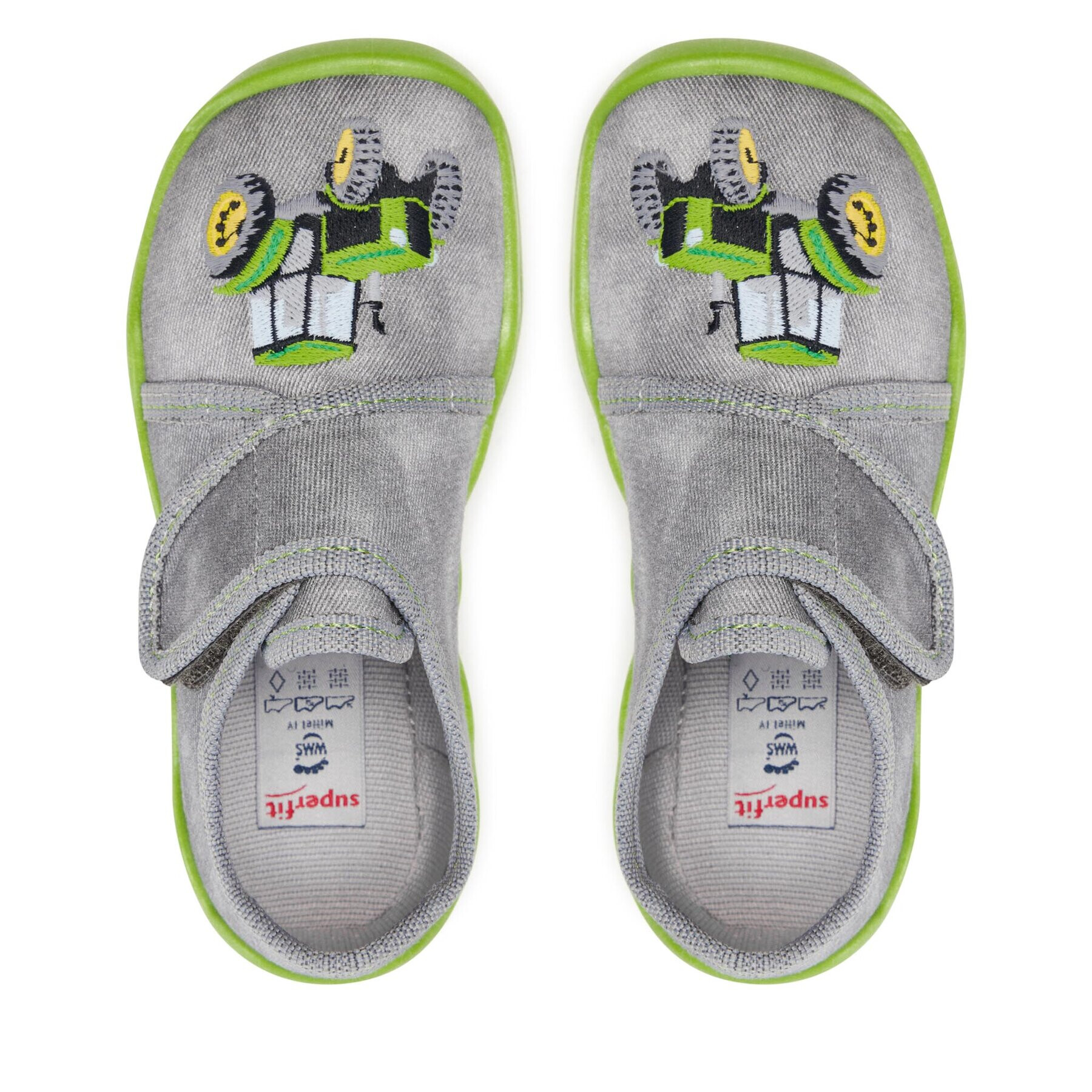 Superfit Пантофи 1-006274-2030 M Сив - Pepit.bg
