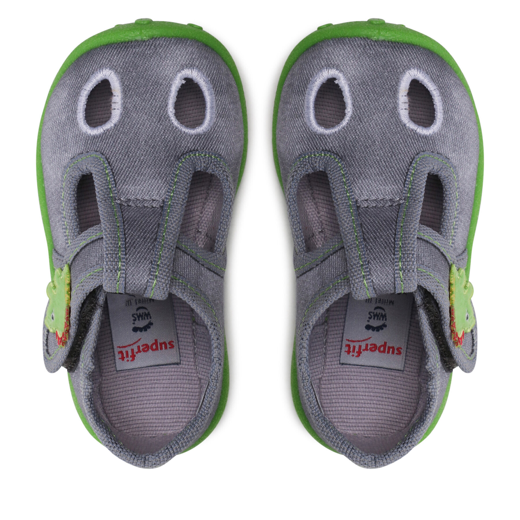 Superfit Пантофи 1-009248-2500 Сив - Pepit.bg
