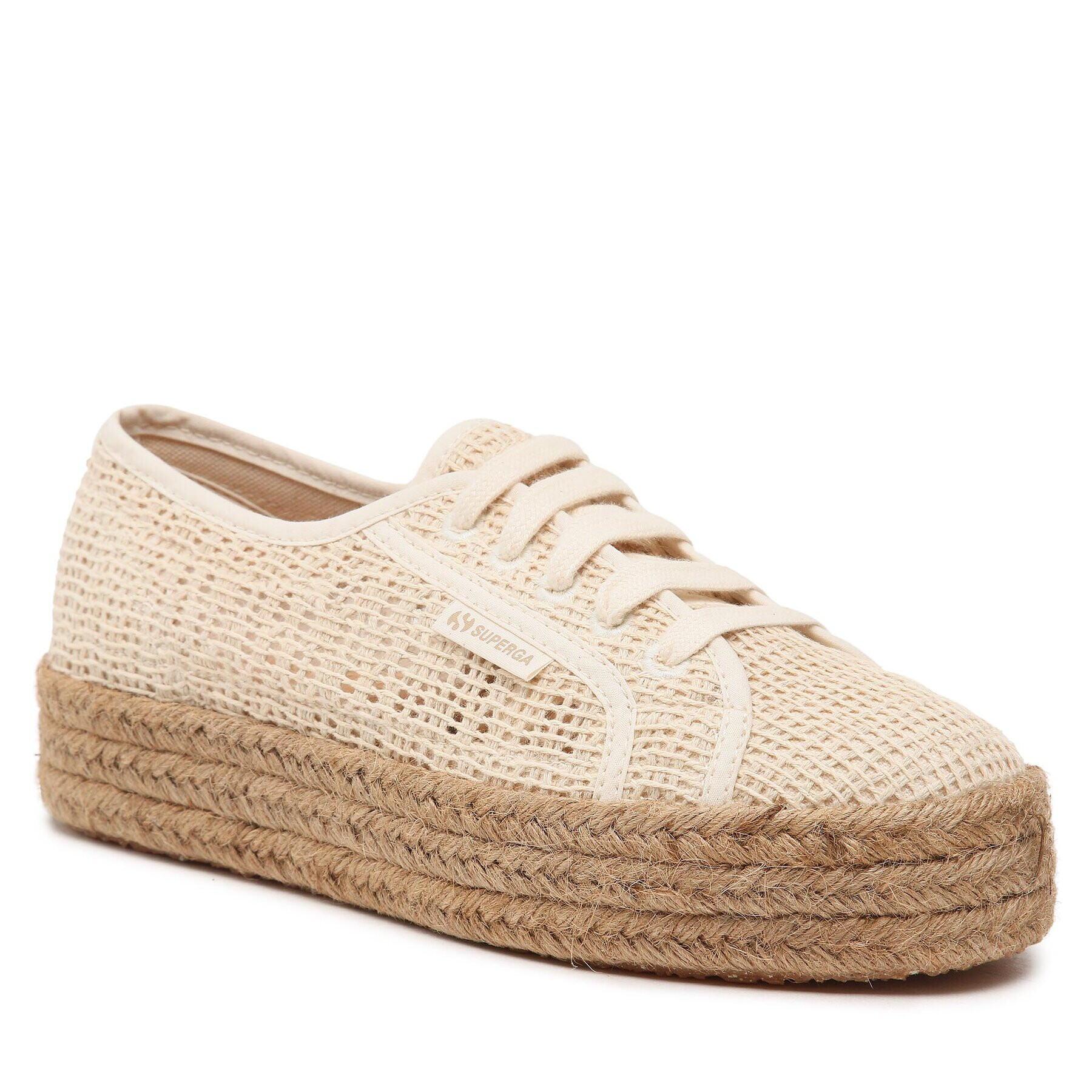 Superga Еспадрили 2730 Rope Organc Macrame Бежов - Pepit.bg