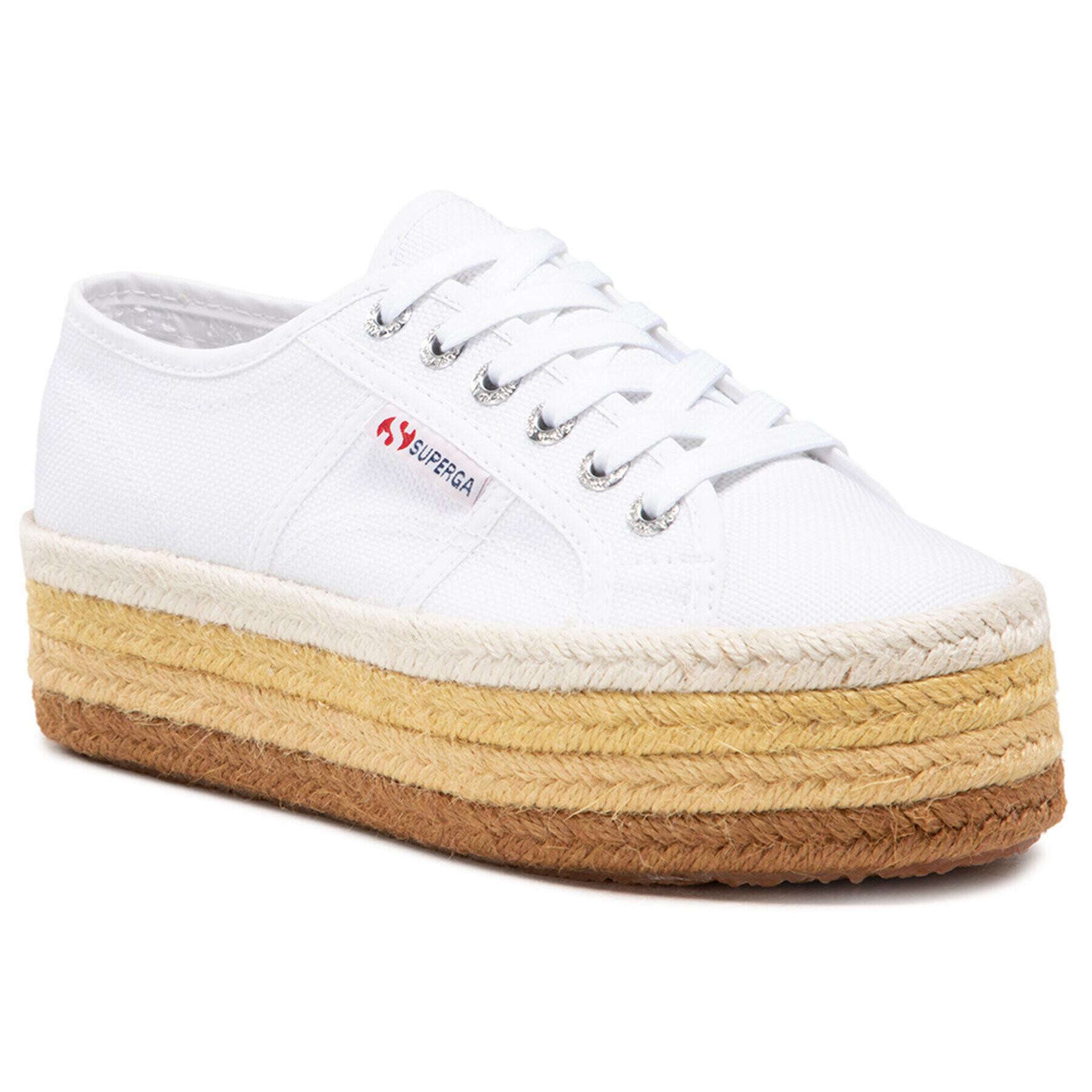 Superga Еспадрили 2790 Multicolor Rope S3114CW Бял - Pepit.bg