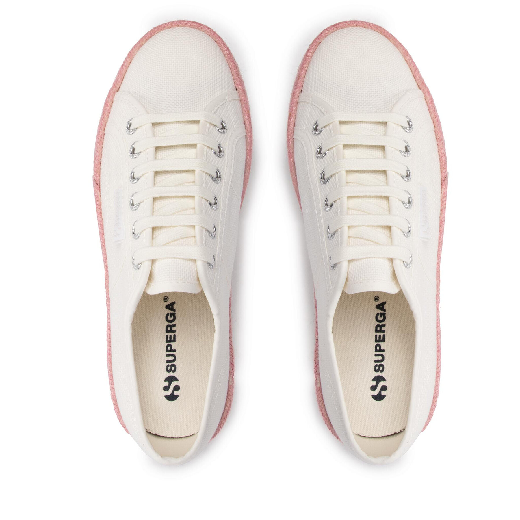 Superga Еспадрили 2790 Multicolor Rope S3114CW Бял - Pepit.bg