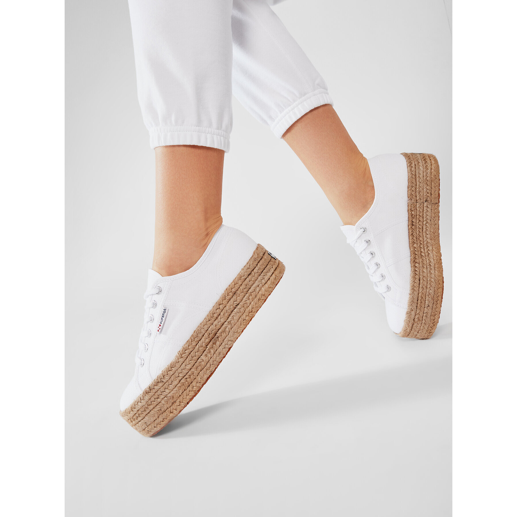 Superga Еспадрили 2790 Rope S51186W Бял - Pepit.bg