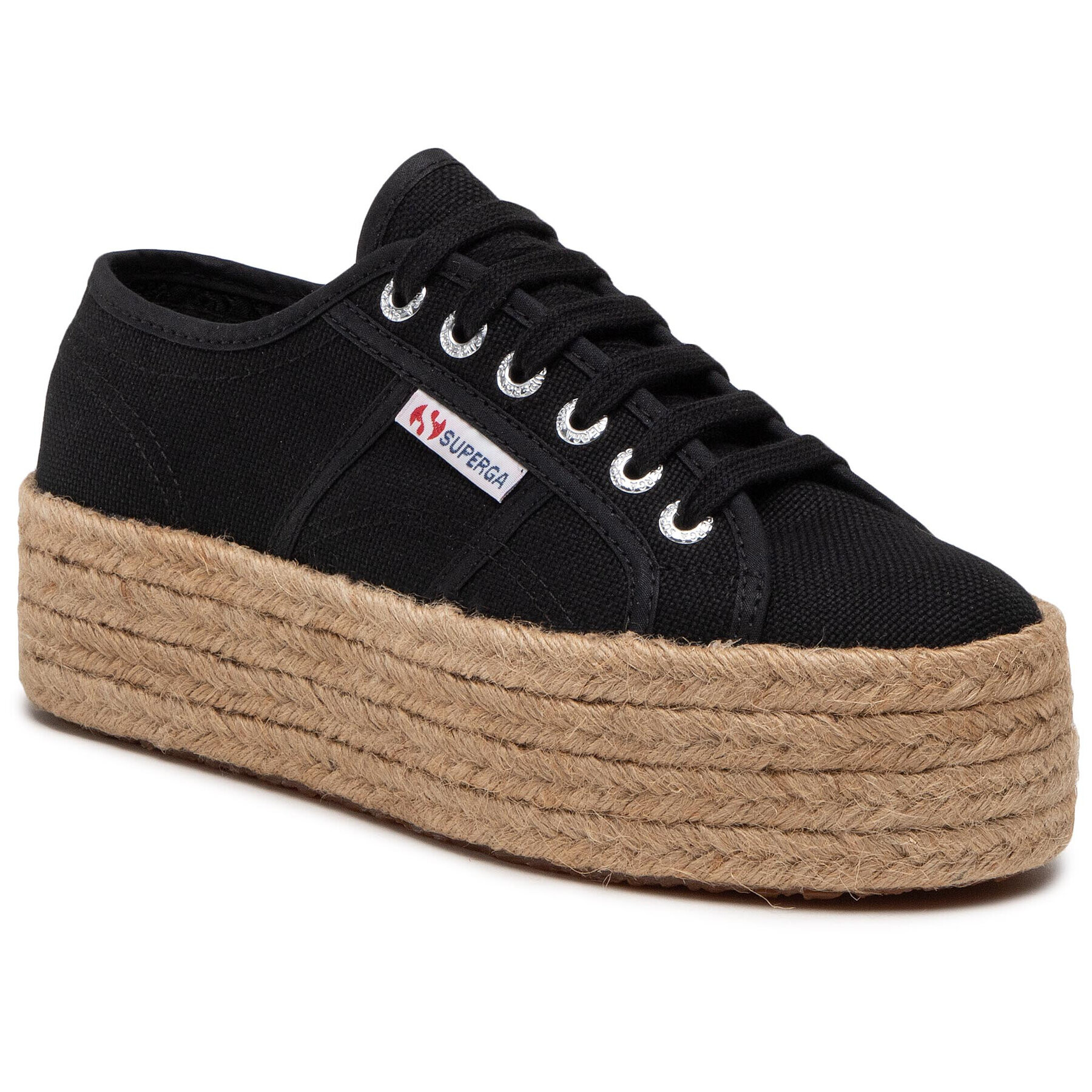 Superga Еспадрили 2790 Rope S51186W Черен - Pepit.bg