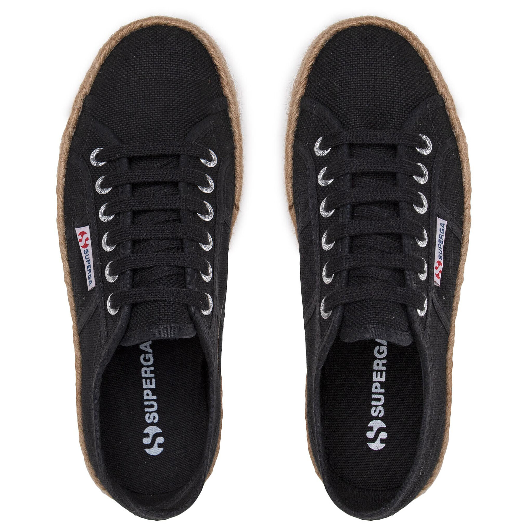 Superga Еспадрили 2790 Rope S51186W Черен - Pepit.bg