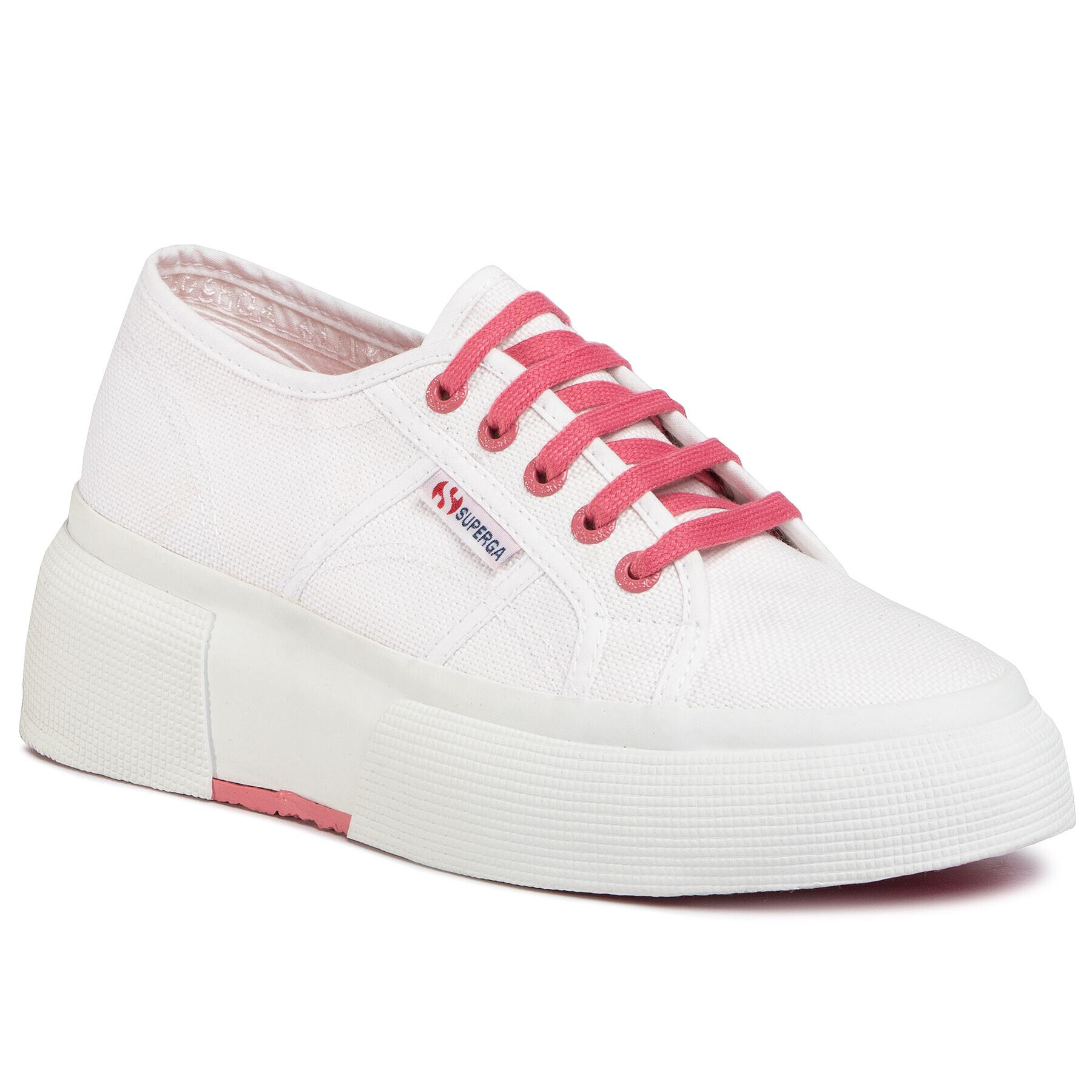 Superga Гуменки 2287 Cotwcontrast S1114EW Бял - Pepit.bg