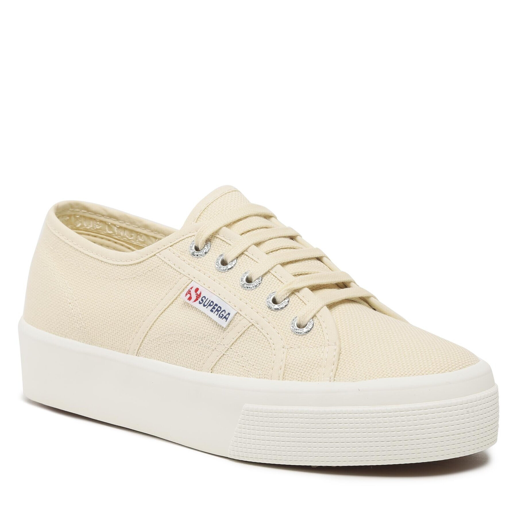 Superga Гуменки 2730 Mid Platform S2127IW Бежов - Pepit.bg