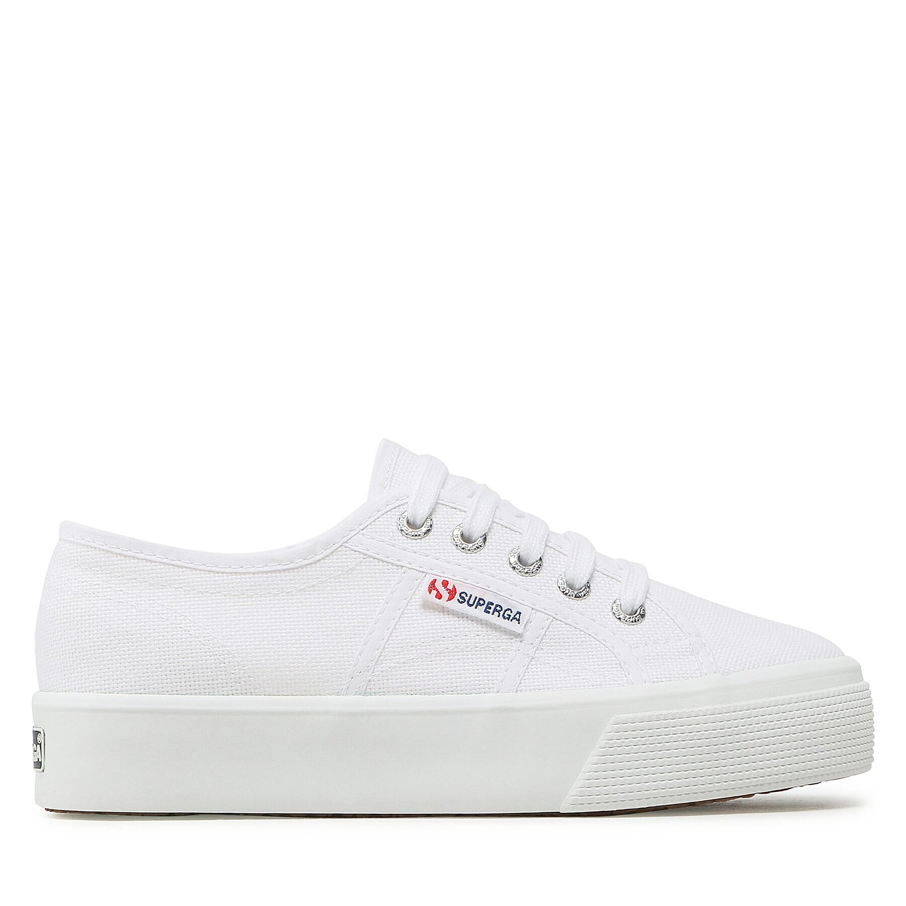 Superga Гуменки 2730 Mid Platform S2127IW Бял - Pepit.bg