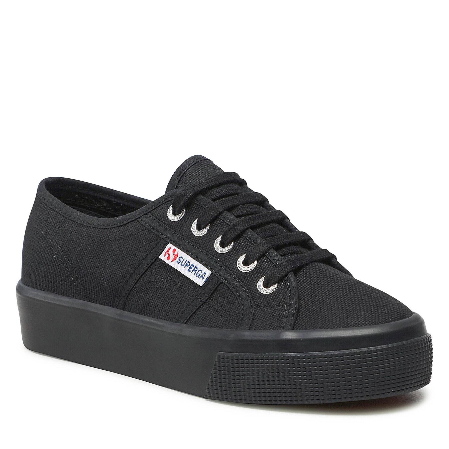 Superga Гуменки 2730 Mid Platform S2127IW Черен - Pepit.bg