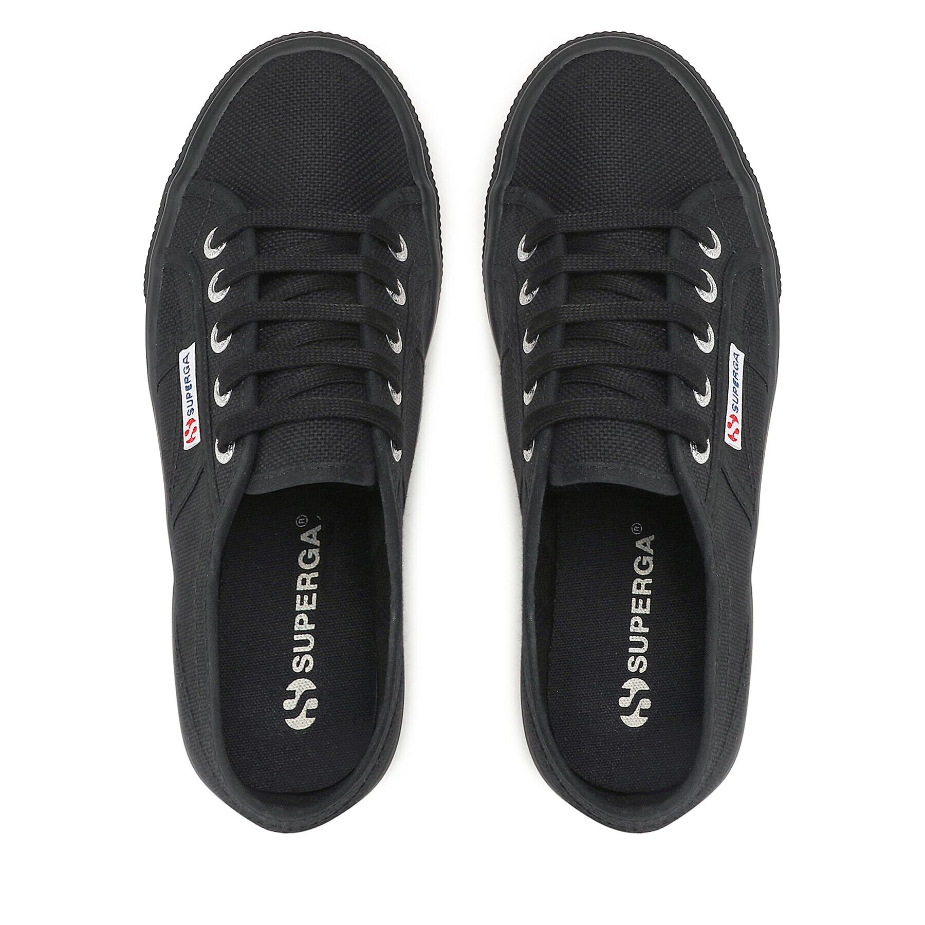 Superga Гуменки 2730 Mid Platform S2127IW Черен - Pepit.bg