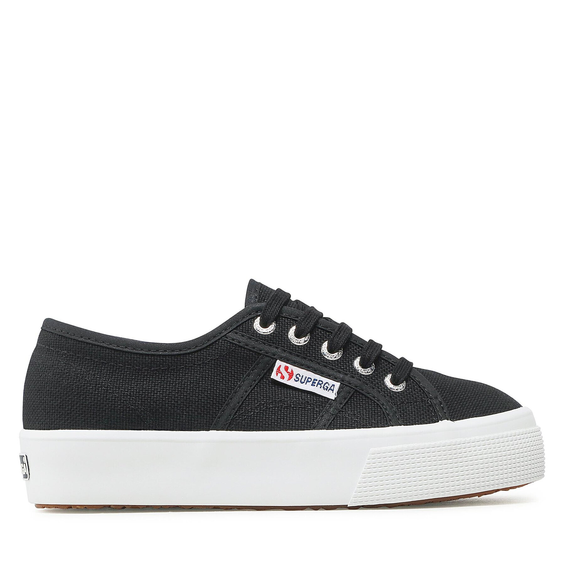 Superga Гуменки 2730 Mid Platform S2127IW Черен - Pepit.bg