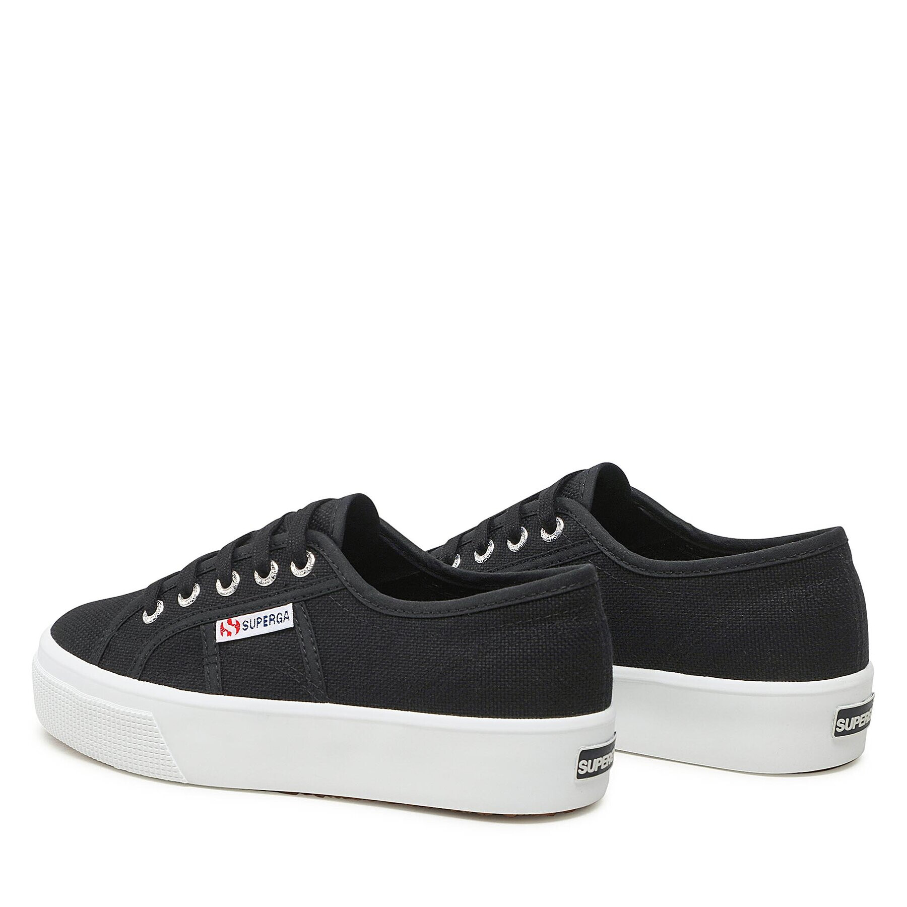 Superga Гуменки 2730 Mid Platform S2127IW Черен - Pepit.bg