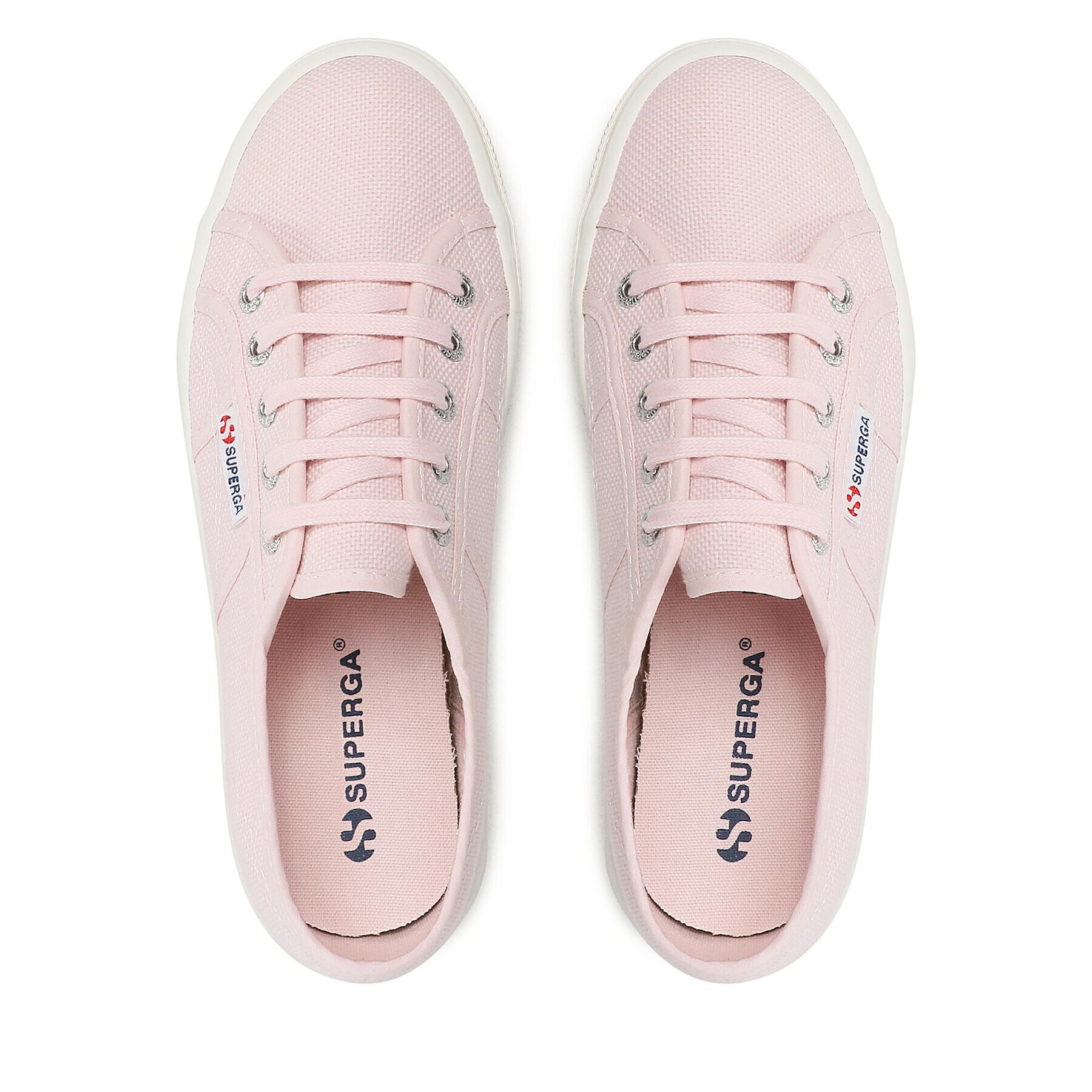 Superga Гуменки 2730 Mid Platform S2127IW Розов - Pepit.bg