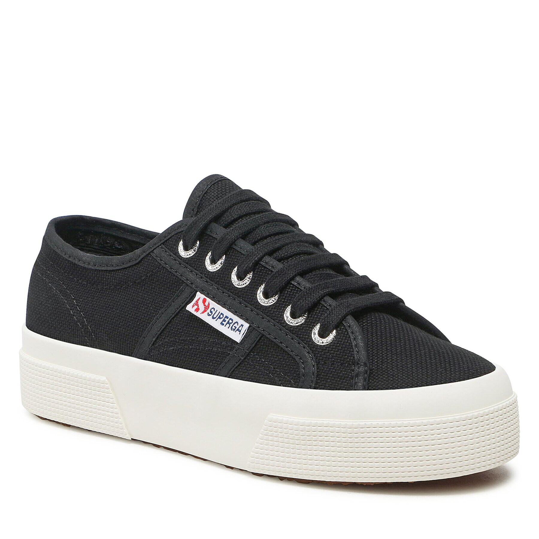 Superga Гуменки 2740 Platform S21384W Черен - Pepit.bg
