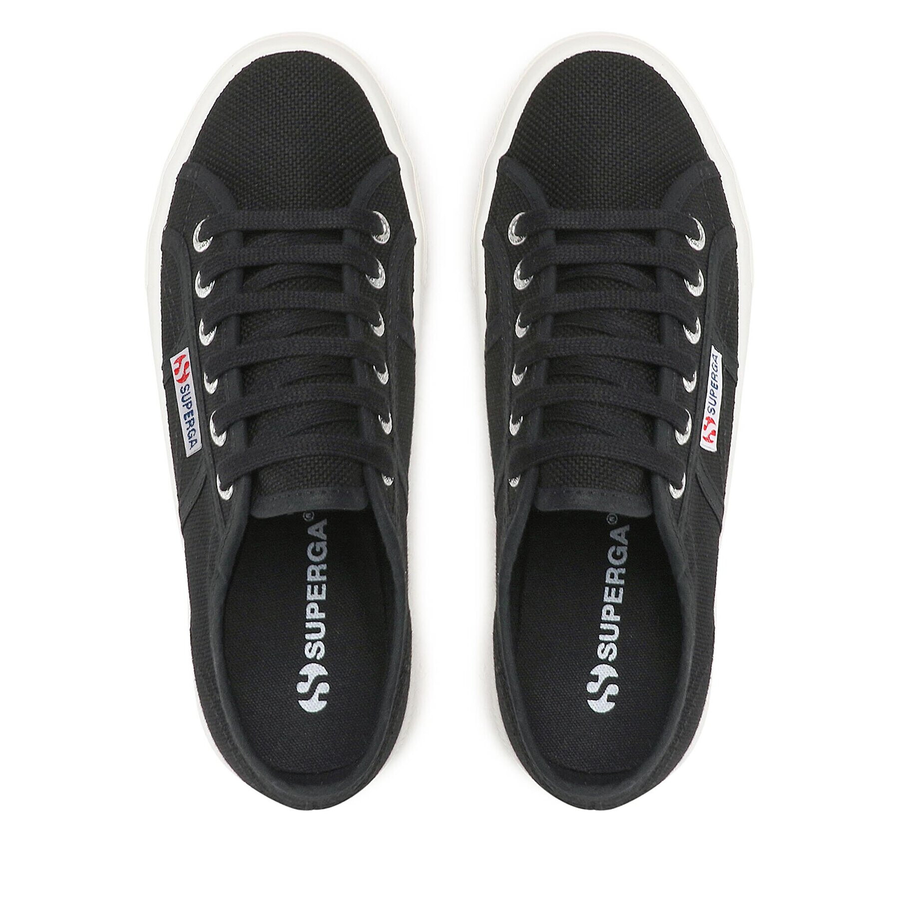 Superga Гуменки 2740 Platform S21384W Черен - Pepit.bg