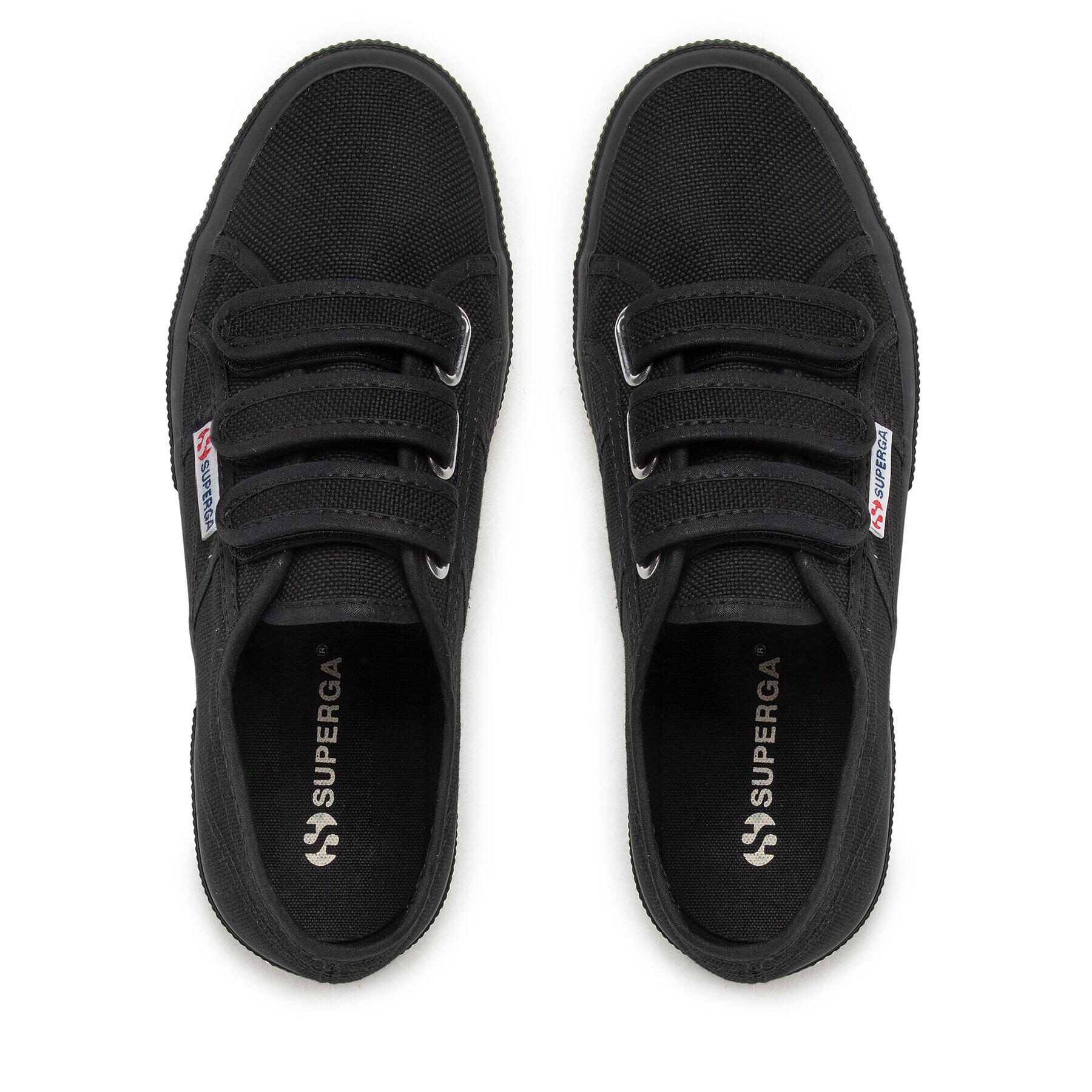 Superga Гуменки 2750 Cot 3 Strapu S00BN20 Черен - Pepit.bg