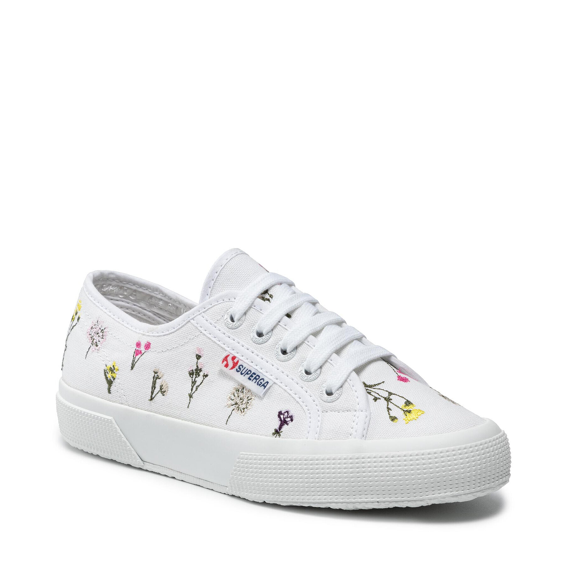 Superga Гуменки 2750 Flower Bloom Embroidery S31111W Бял - Pepit.bg