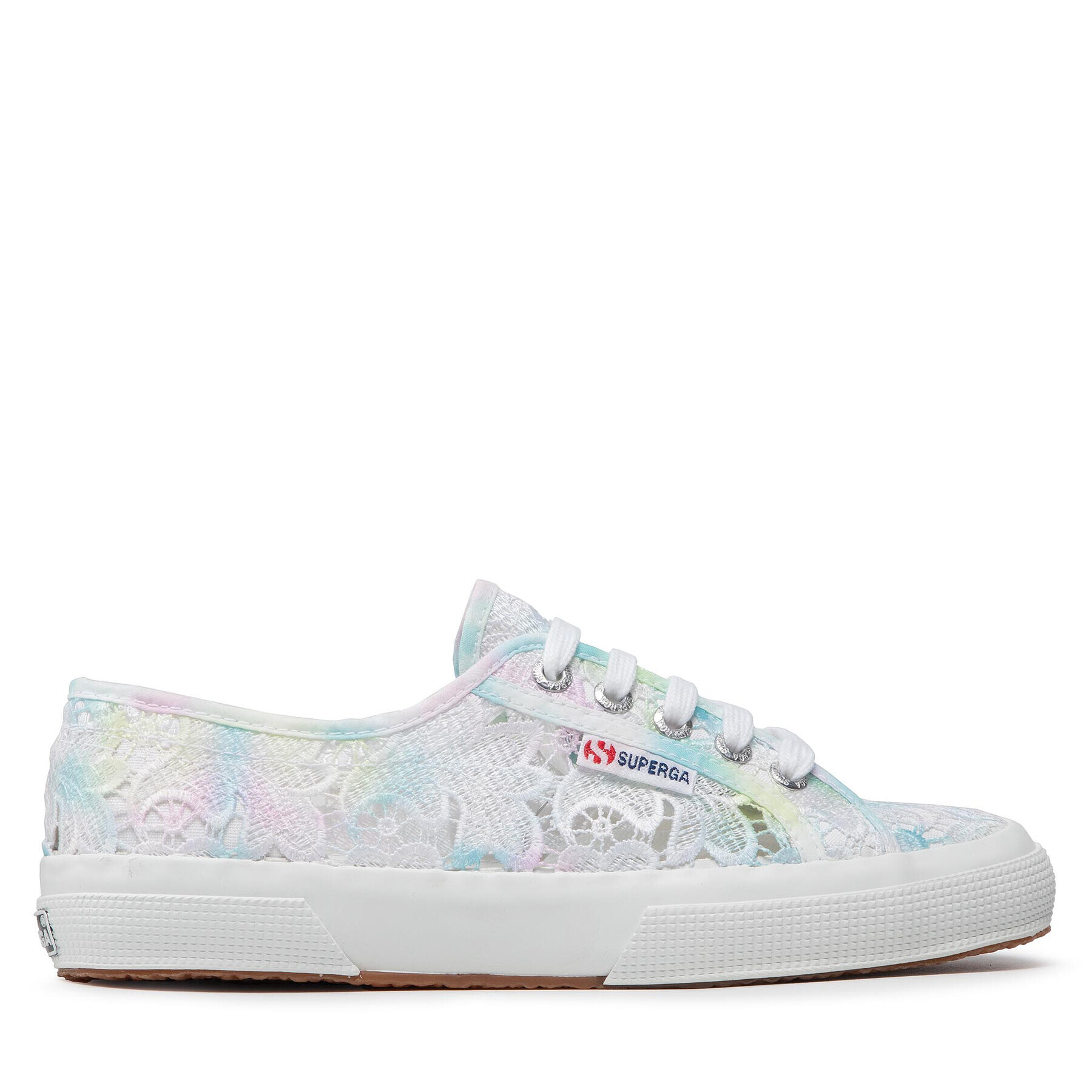 Superga Гуменки 2750 Macrame Tie Dye S81217W Бял - Pepit.bg