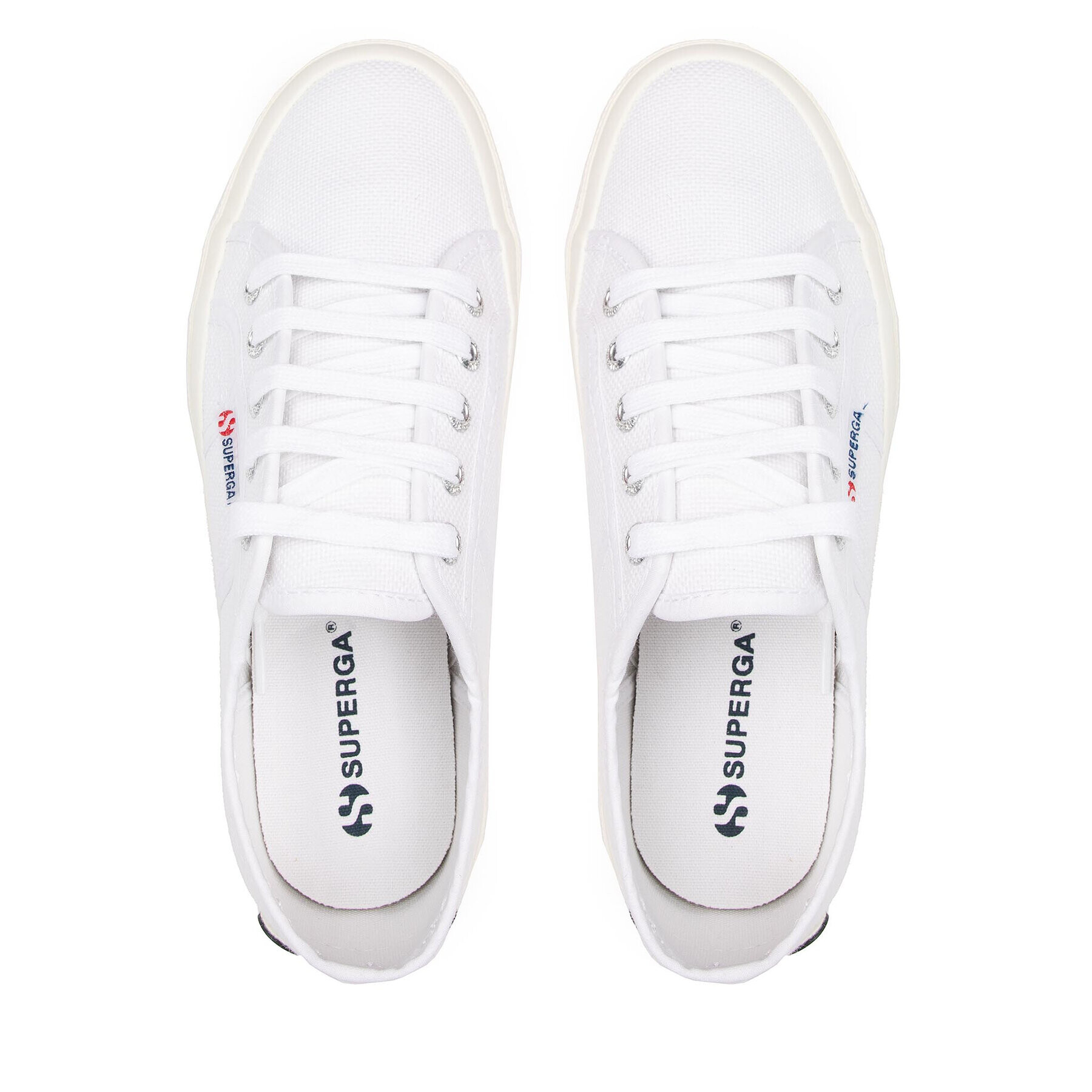 Superga Гуменки 2750 Multicolor Logo S61235W Бял - Pepit.bg