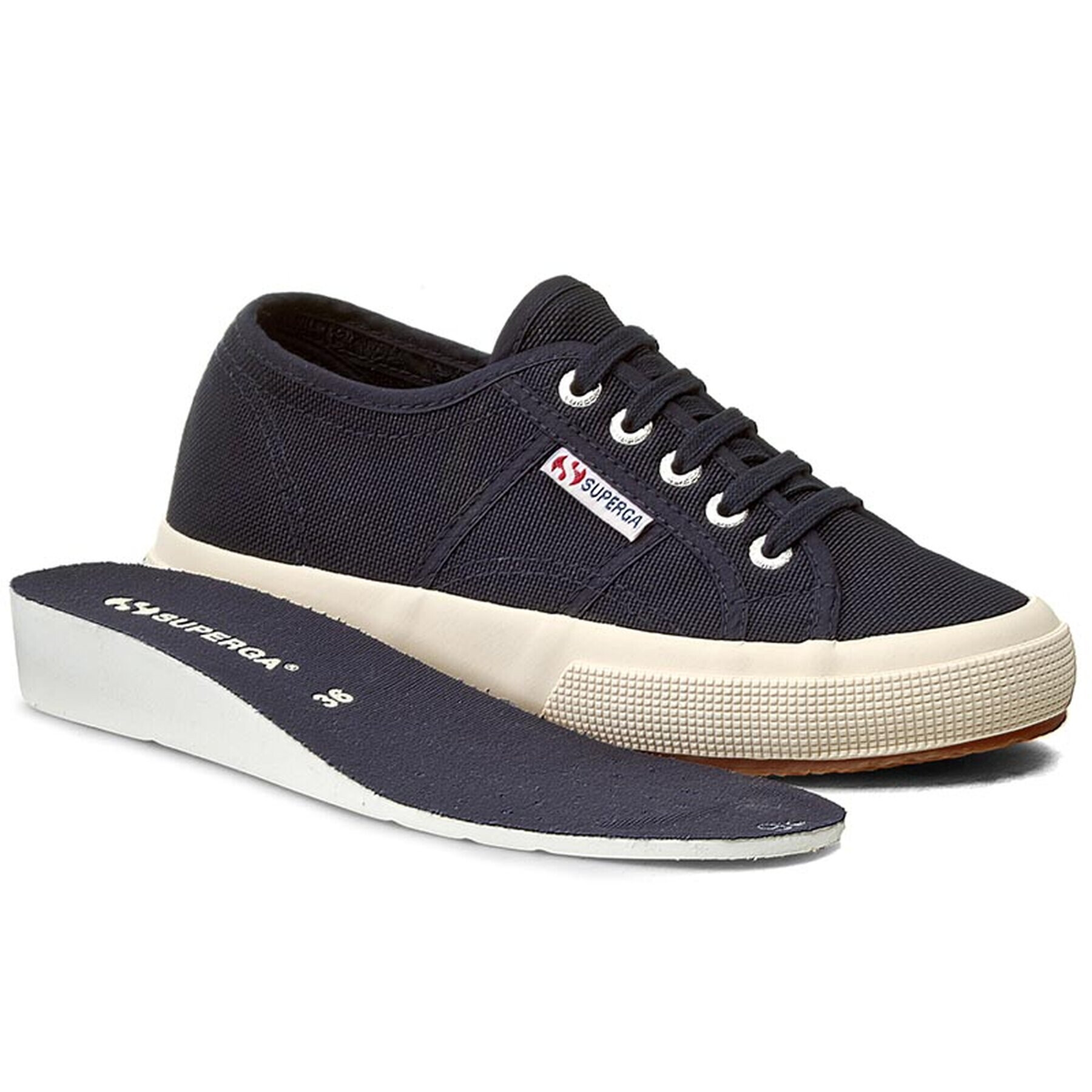 Superga Гуменки 2750 Plus Cotu S003J70 Тъмносин - Pepit.bg