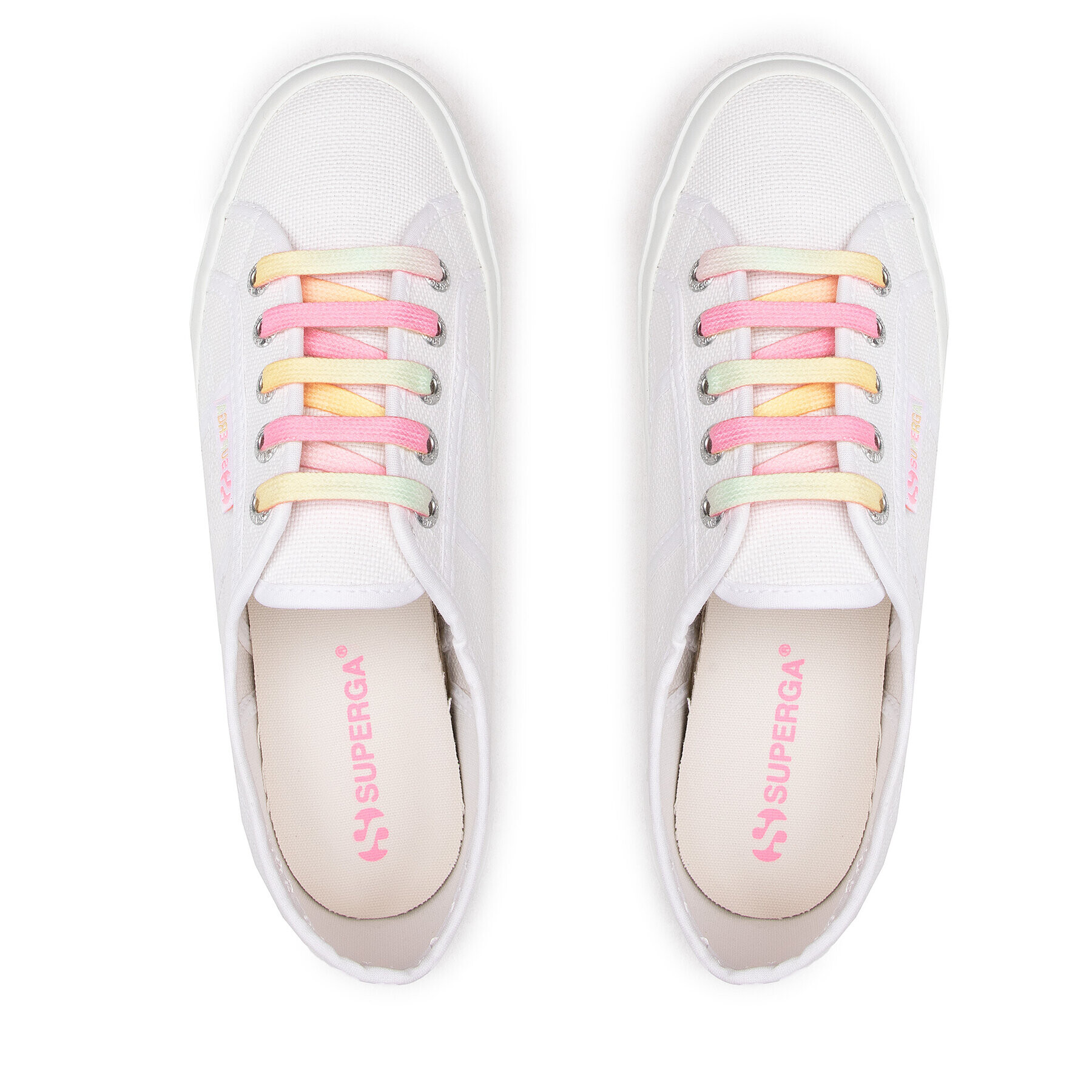 Superga Гуменки 2750 Shaded Lace S5111RW Бял - Pepit.bg