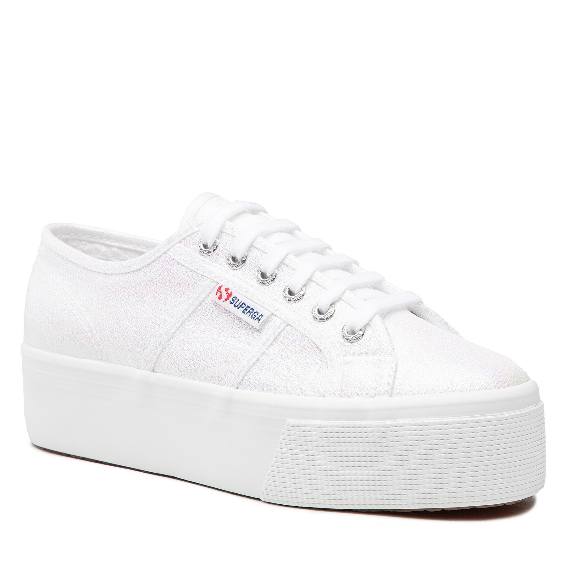 Superga Гуменки 2790 Lame S61174W Бял - Pepit.bg