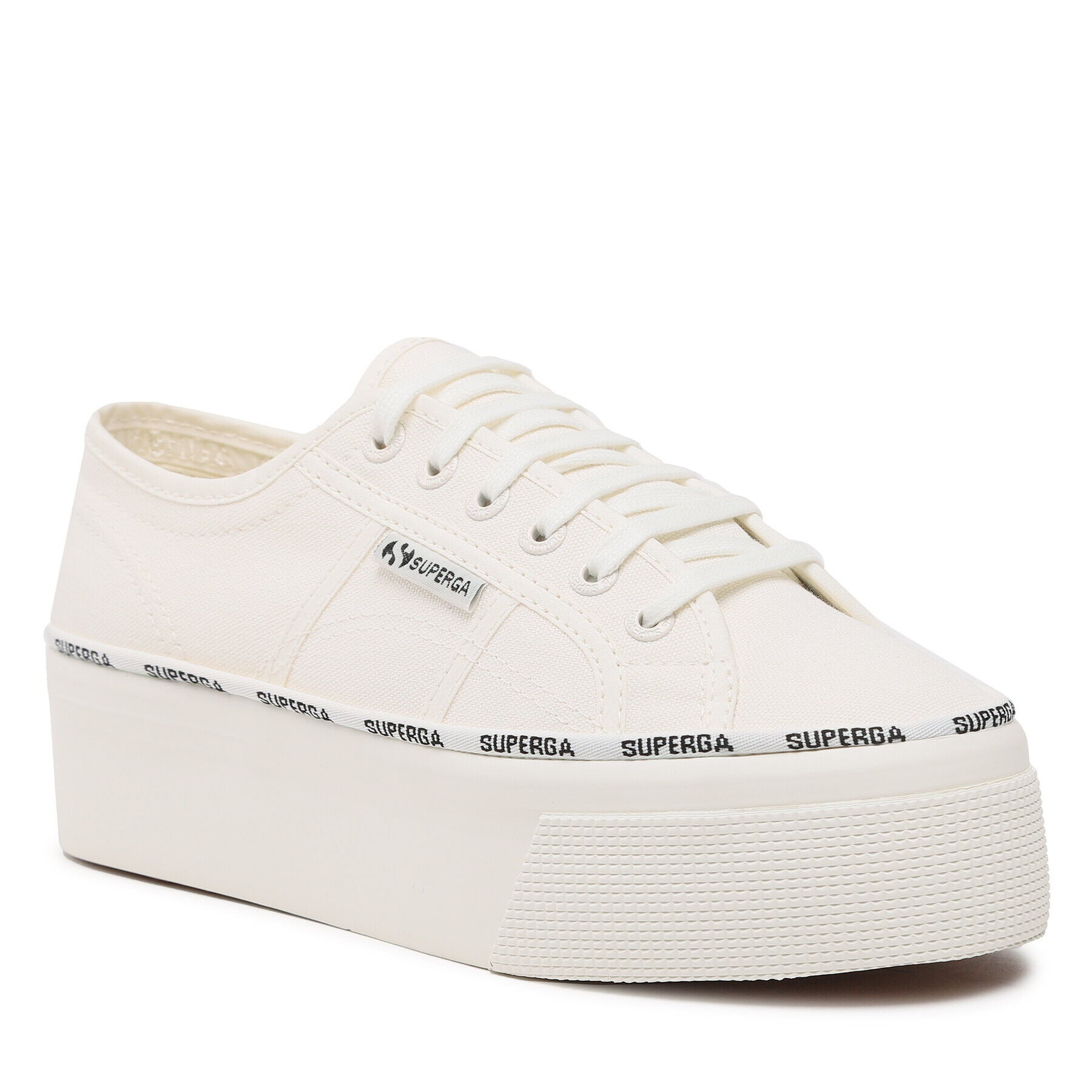 Superga Гуменки 2790 Logo Piping S3125LW Бял - Pepit.bg