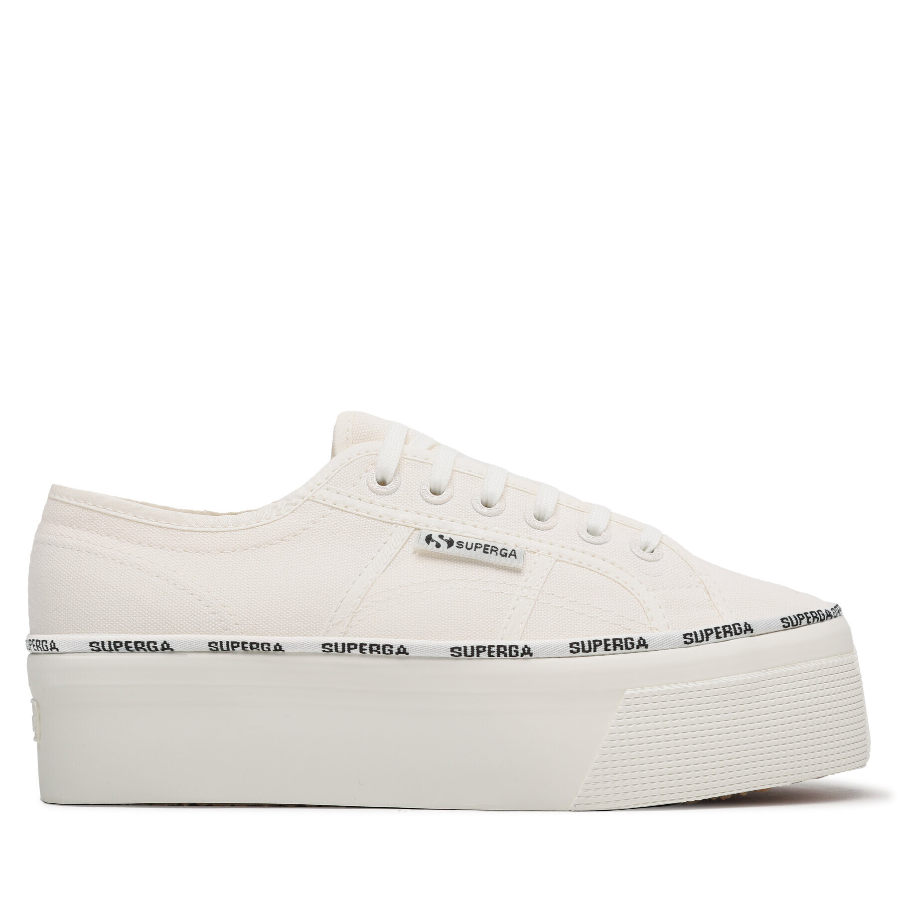 Superga Гуменки 2790 Logo Piping S3125LW Бял - Pepit.bg