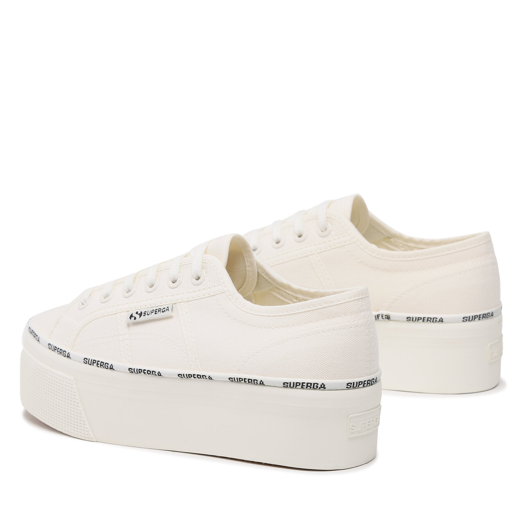 Superga Гуменки 2790 Logo Piping S3125LW Бял - Pepit.bg