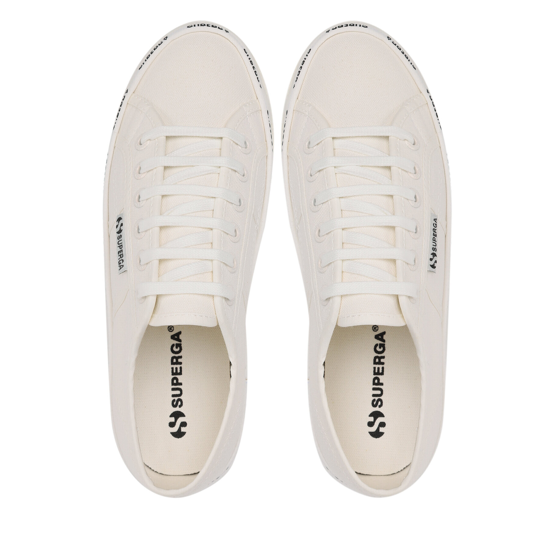 Superga Гуменки 2790 Logo Piping S3125LW Бял - Pepit.bg