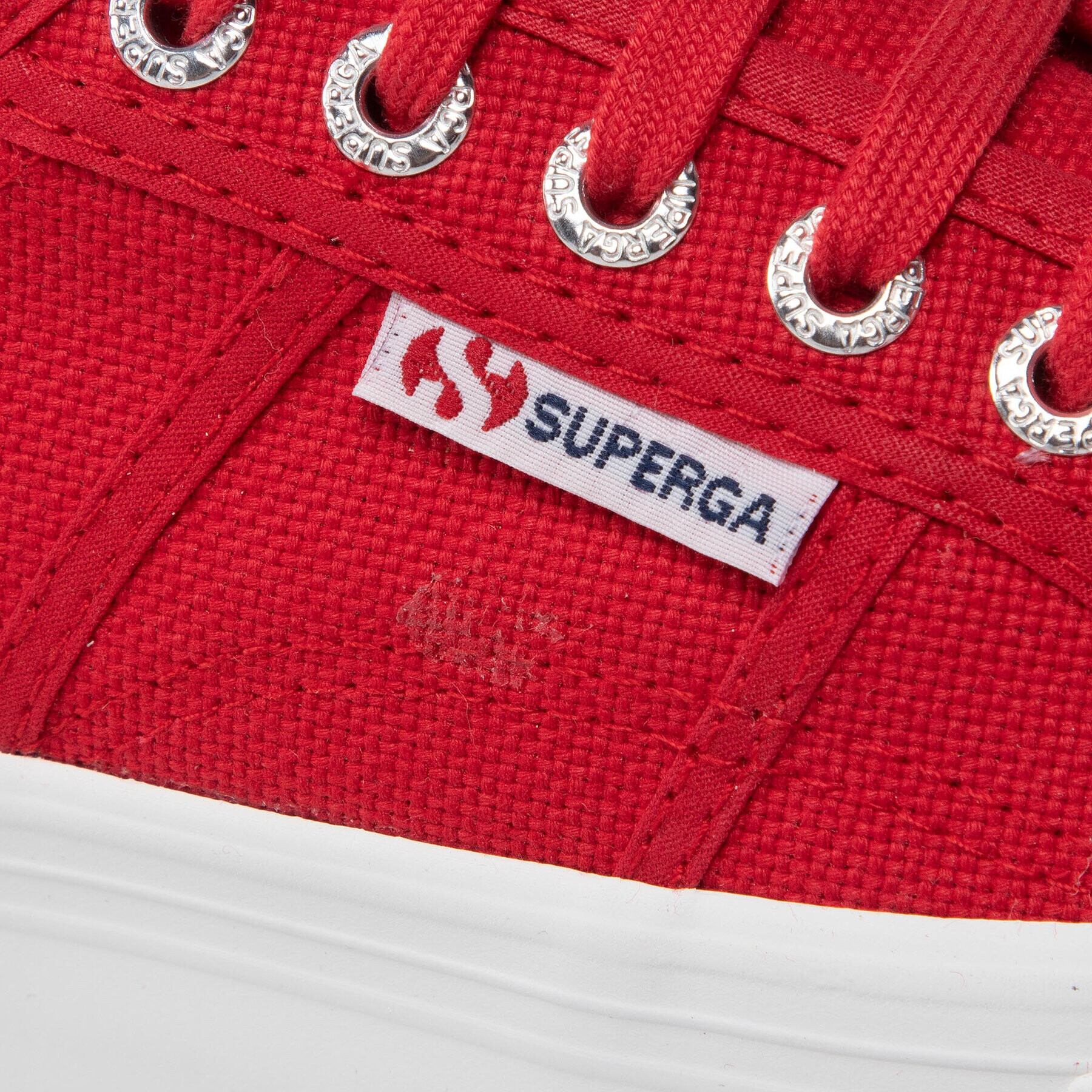 Superga Гуменки 2790 Paltform S9111LW Червен - Pepit.bg