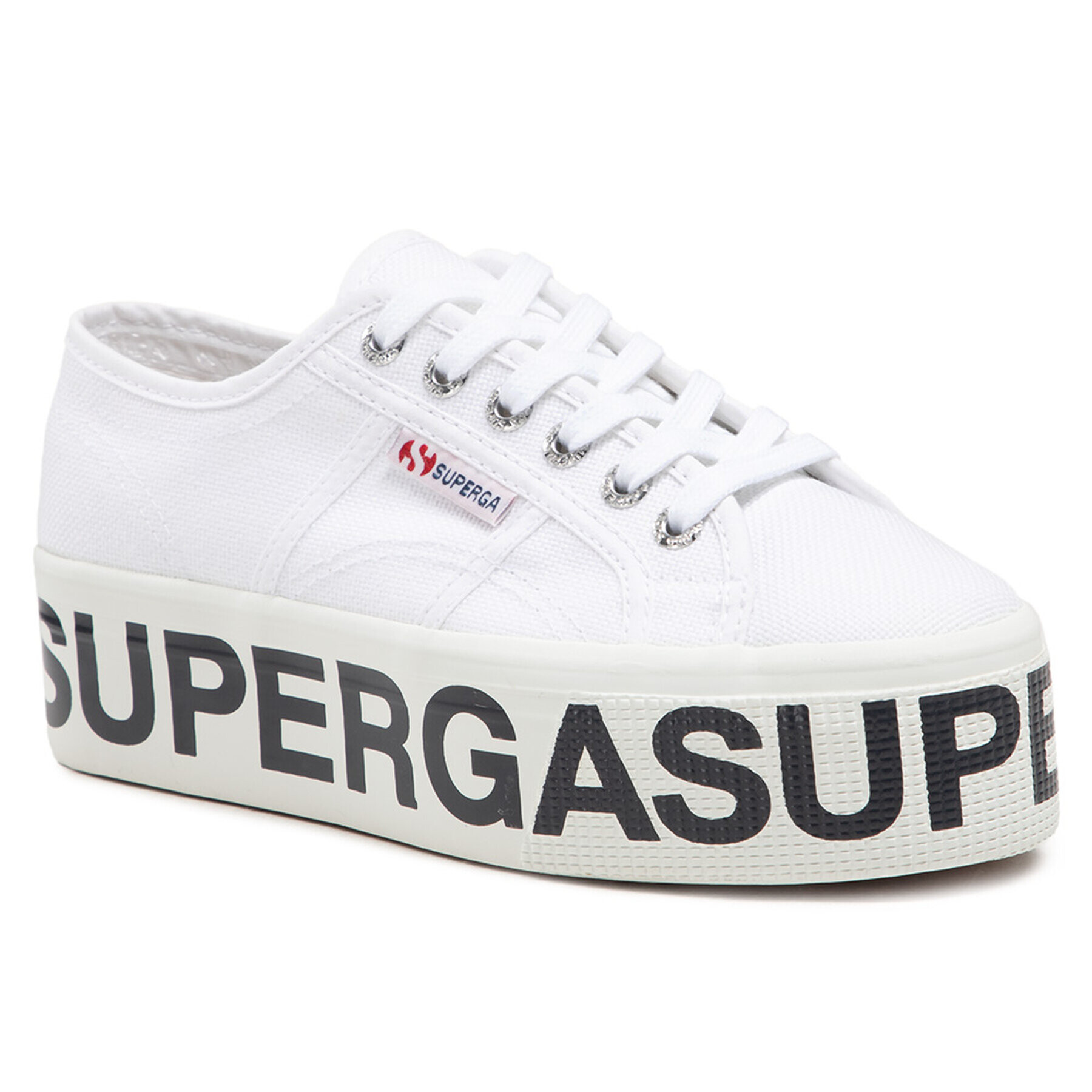 Superga Гуменки 2790 Platform Lettering S7117DW Бял - Pepit.bg