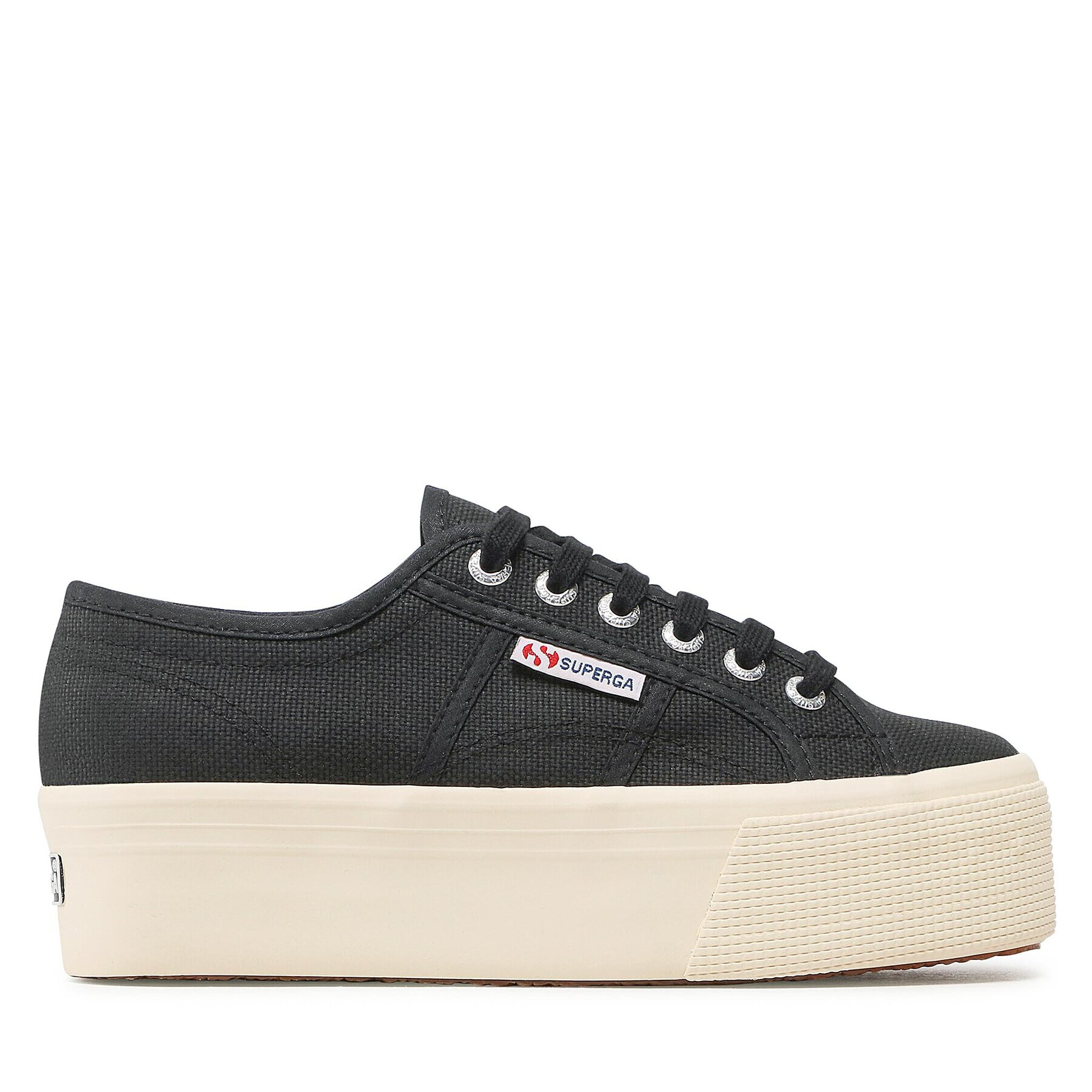 Superga Гуменки 2790 Platform S9111LW Черен - Pepit.bg