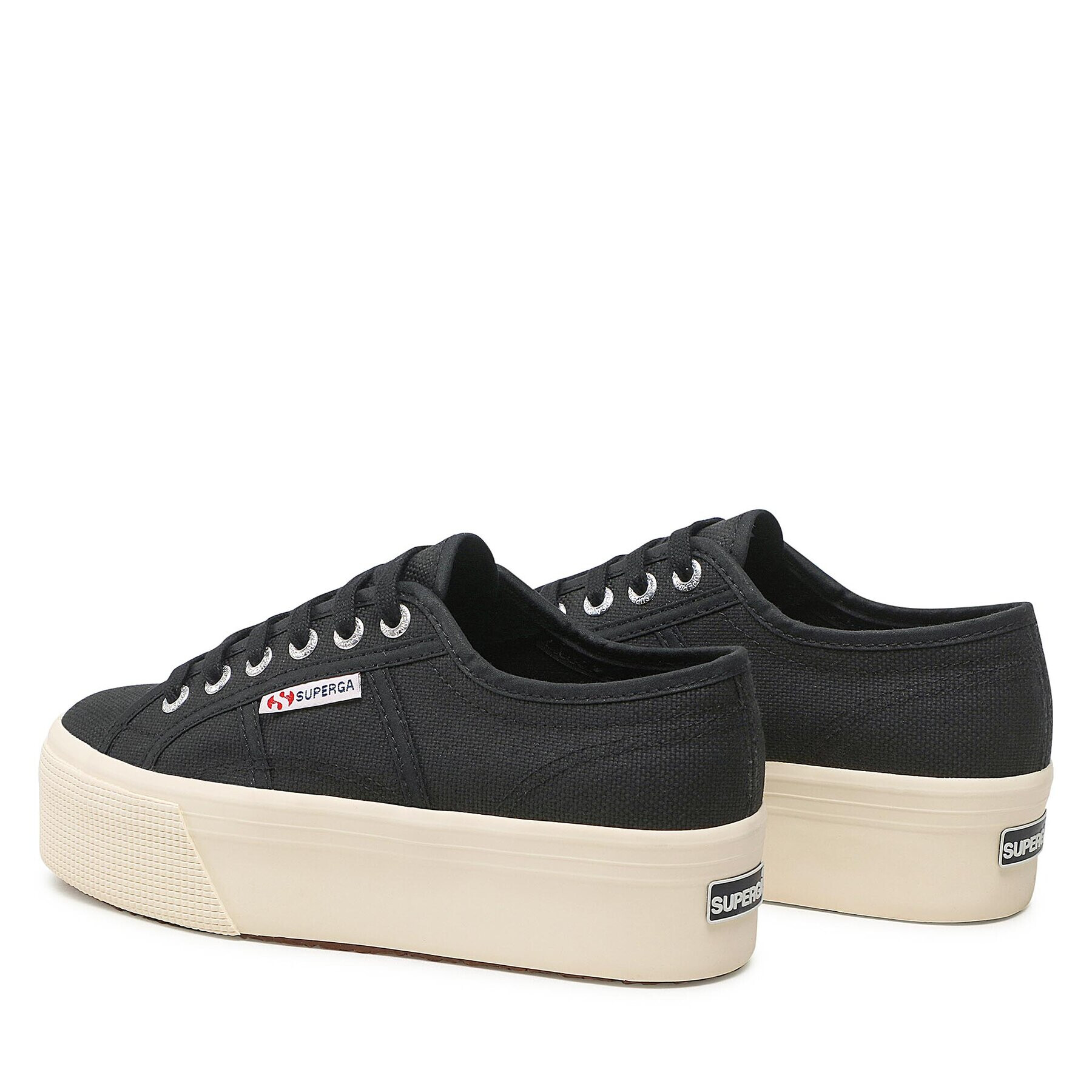 Superga Гуменки 2790 Platform S9111LW Черен - Pepit.bg