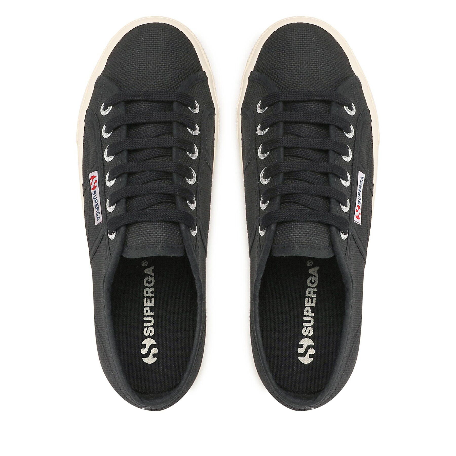 Superga Гуменки 2790 Platform S9111LW Черен - Pepit.bg