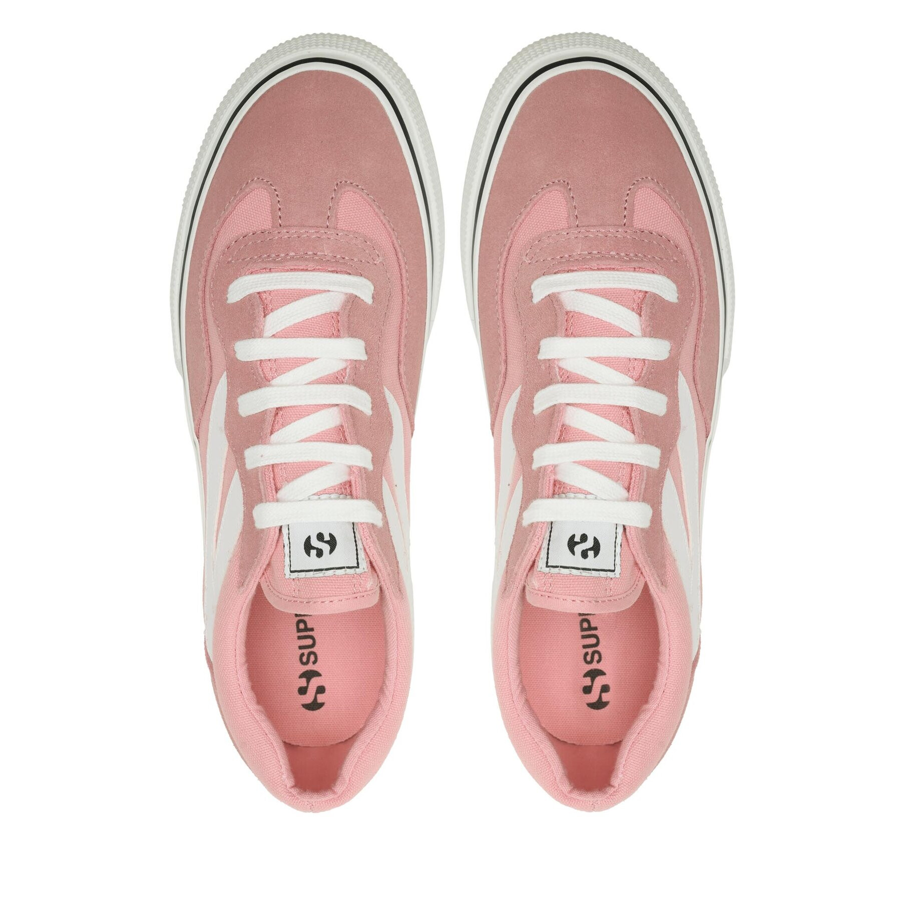 Superga Гуменки 3041 Revolley Colorblock Platform S1151MW Розов - Pepit.bg