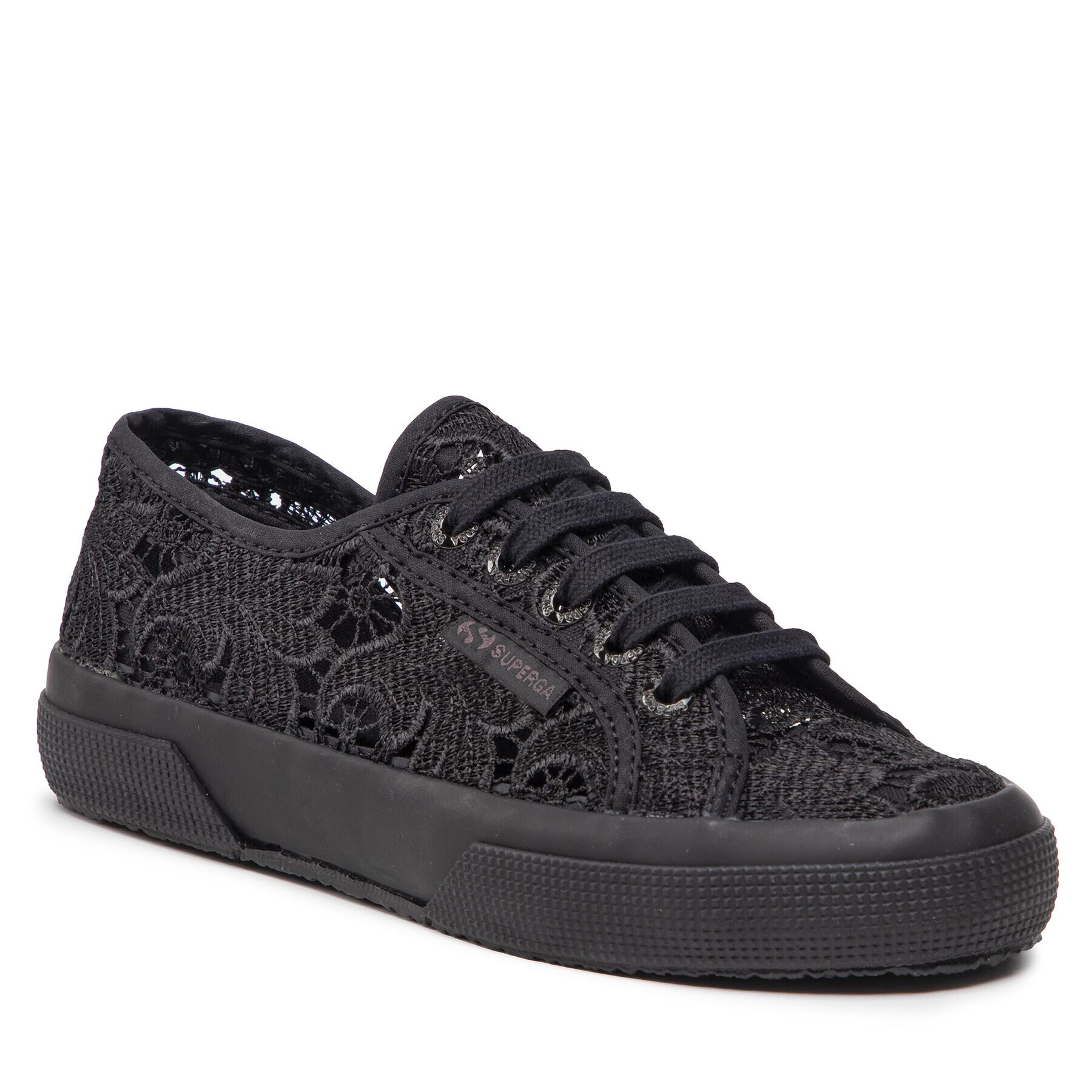 Superga Гуменки Macrame 2750 S81219W Черен - Pepit.bg
